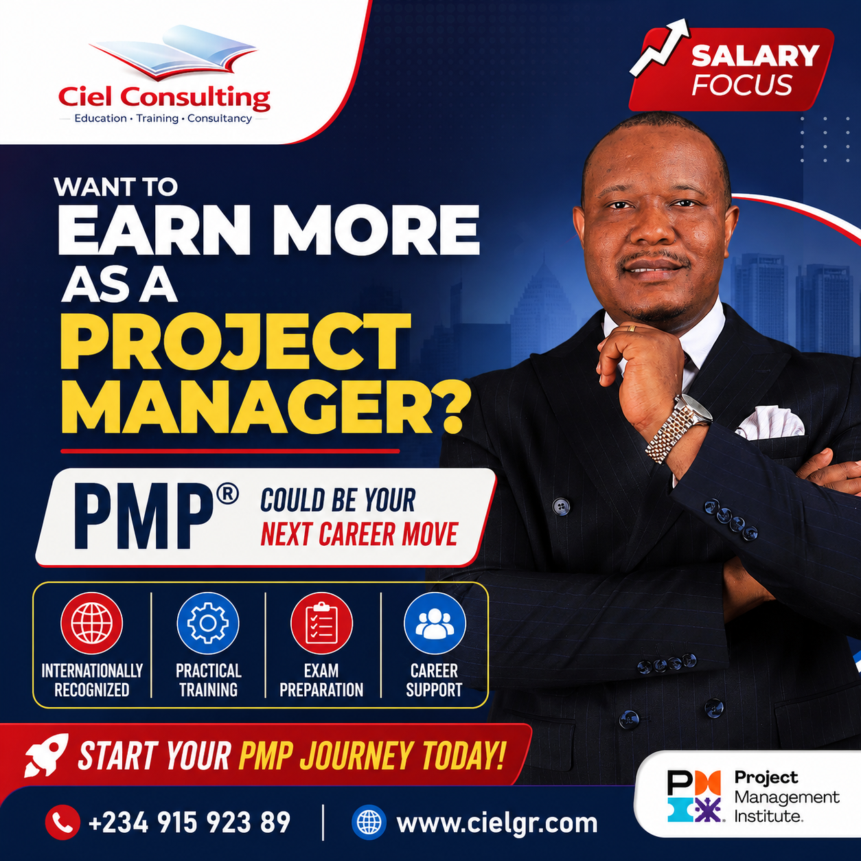Want to Earn More as a Project Manager? Here's Why PMP Could Be Your Next Career Move.