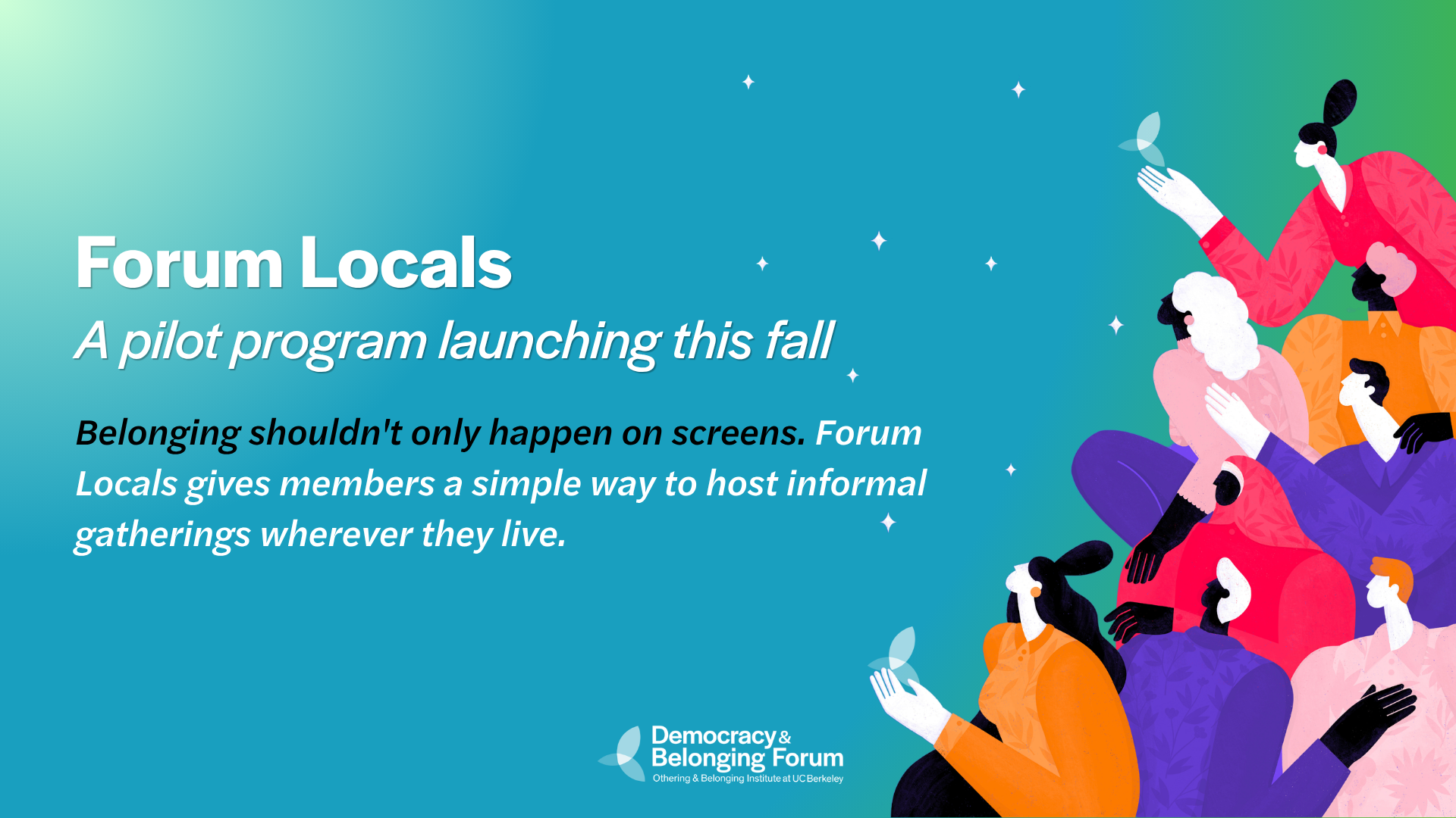 Forum Locals: A pilot program launching this fall