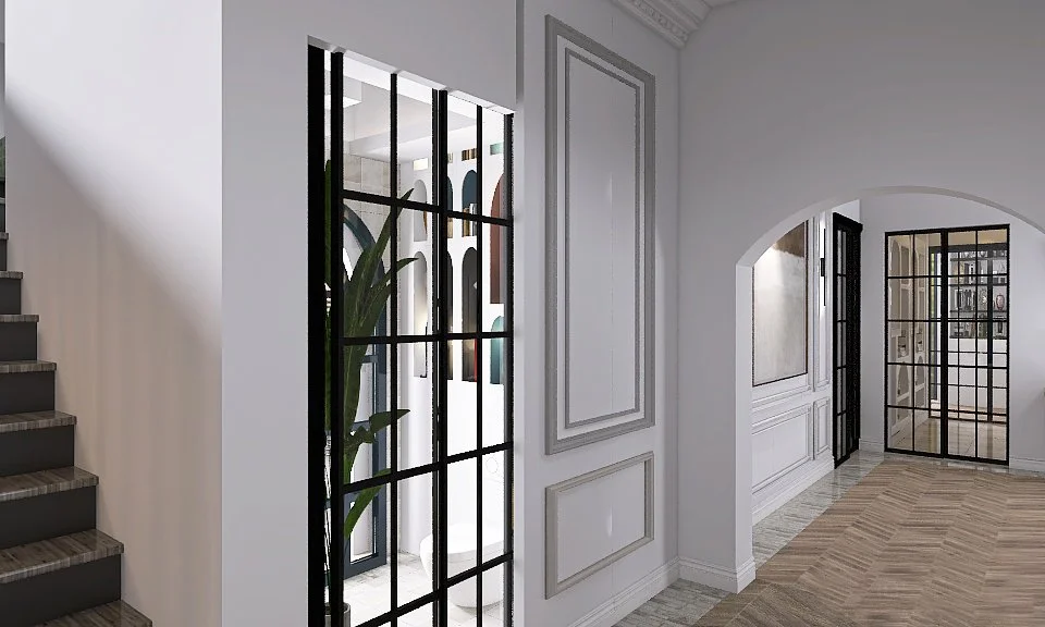 Molduras de escayola. 