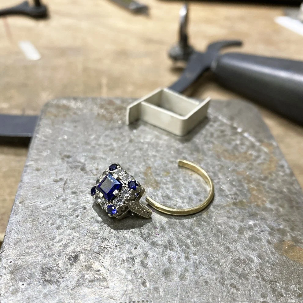 By keeping the head of the ring intact it retains it's original integrity