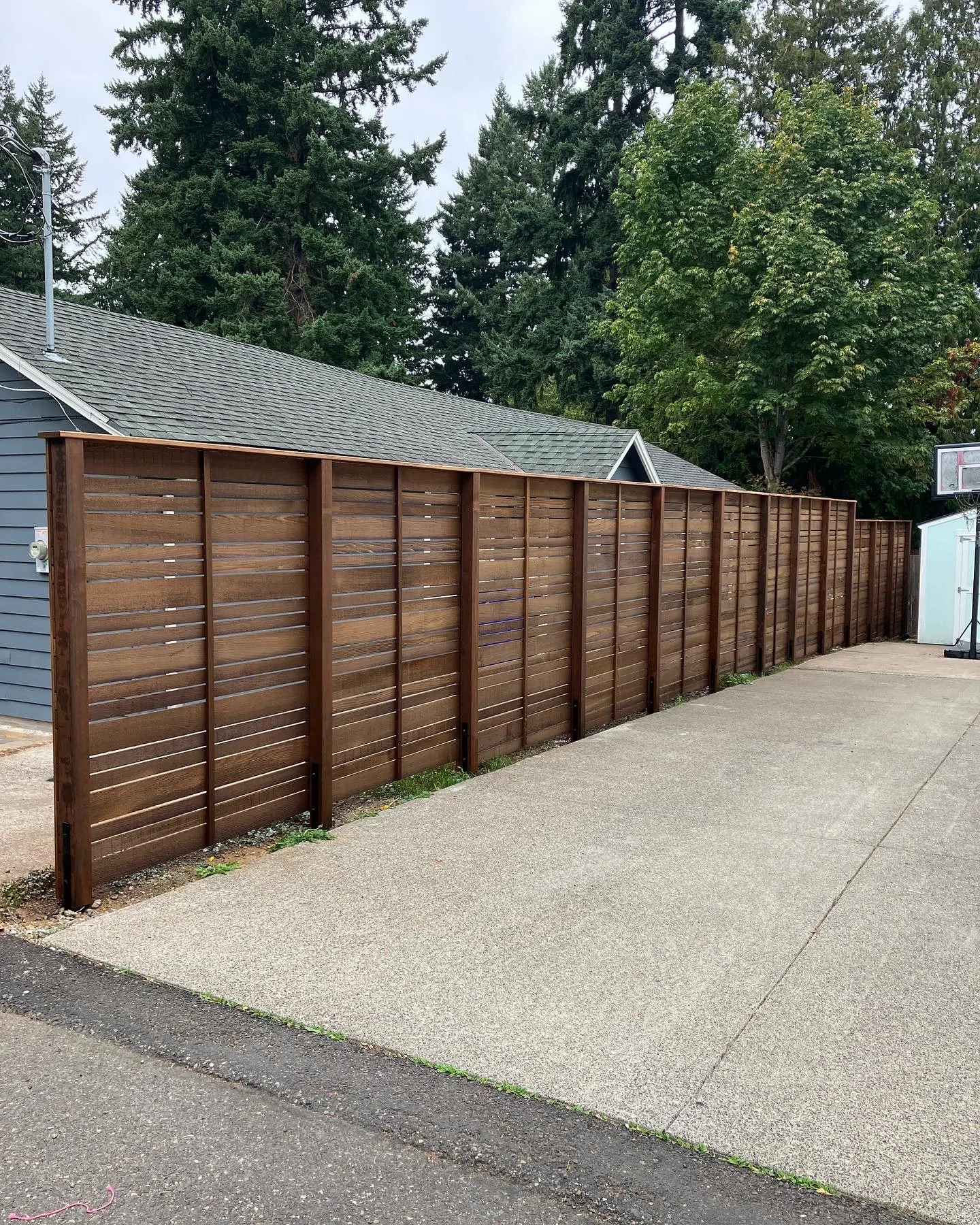 Clear Cedar Horizontal Japanese Style privacy screen.JPG