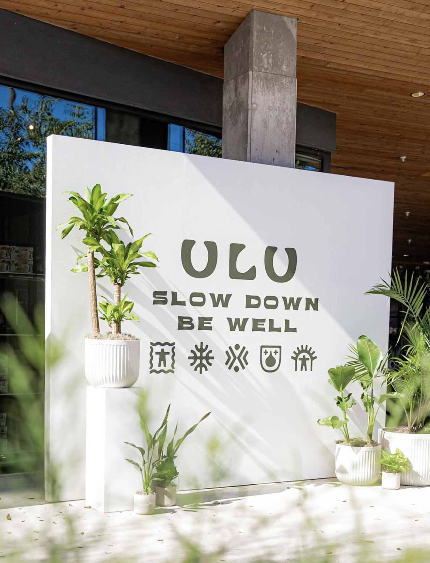 Plant wall brand activation inspiration for Austin SXSW