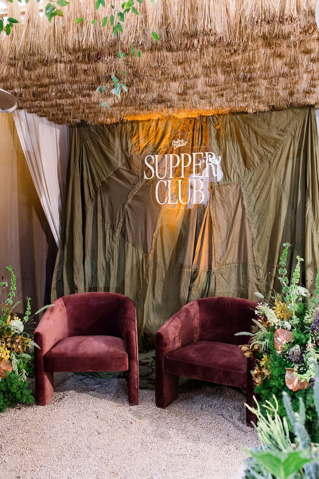 Branded Lounge Setup for SXSW or F1 Event in Austin