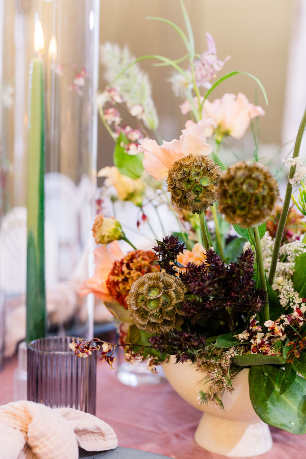 Corporate Event Flowers - Fall Centerpiece