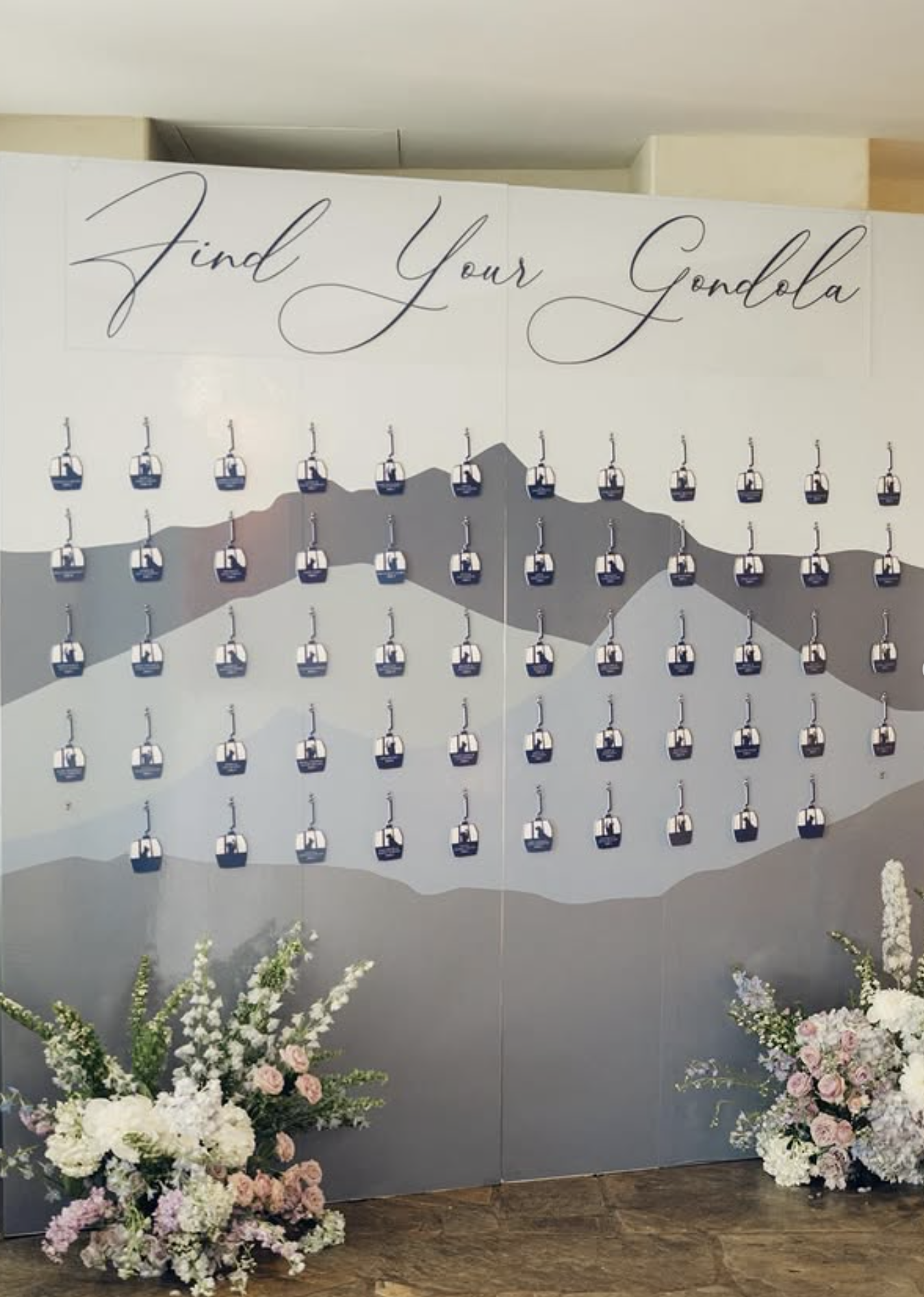  Gondola seating chart florals   