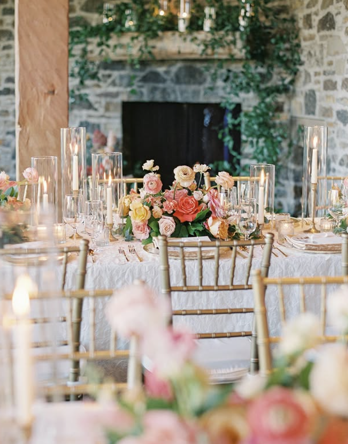  Colorado wedding centerpiece 