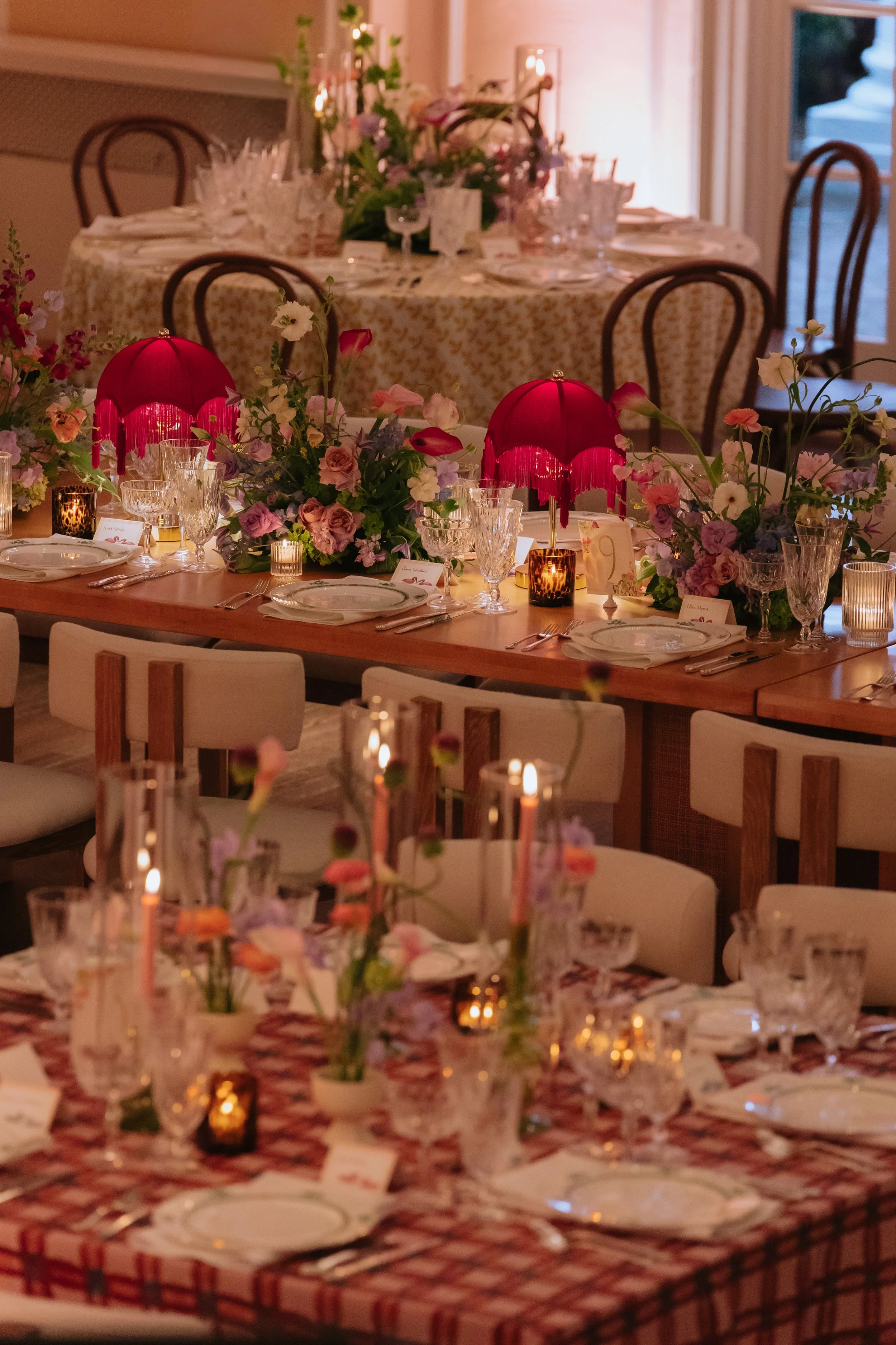 Romantic Wedding Reception
