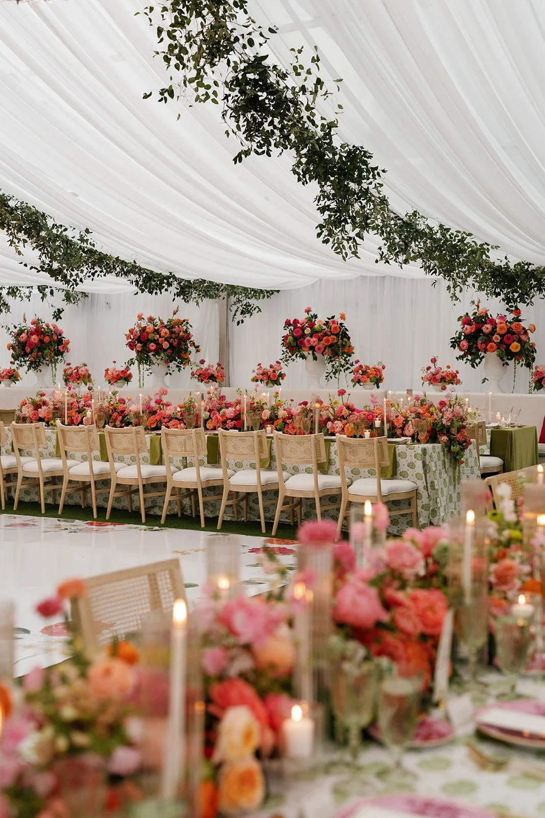  Gorgeous tented wedding reception 
