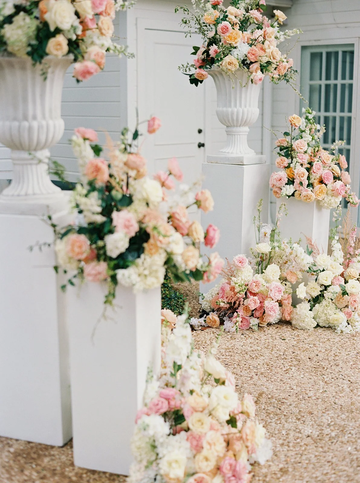  Tiered pedestal floral designs 