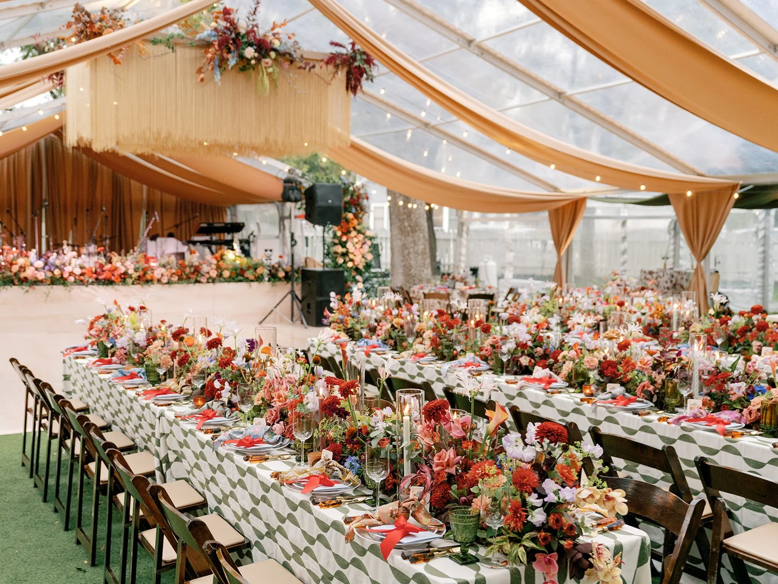 A stunning maximalist style wedding.