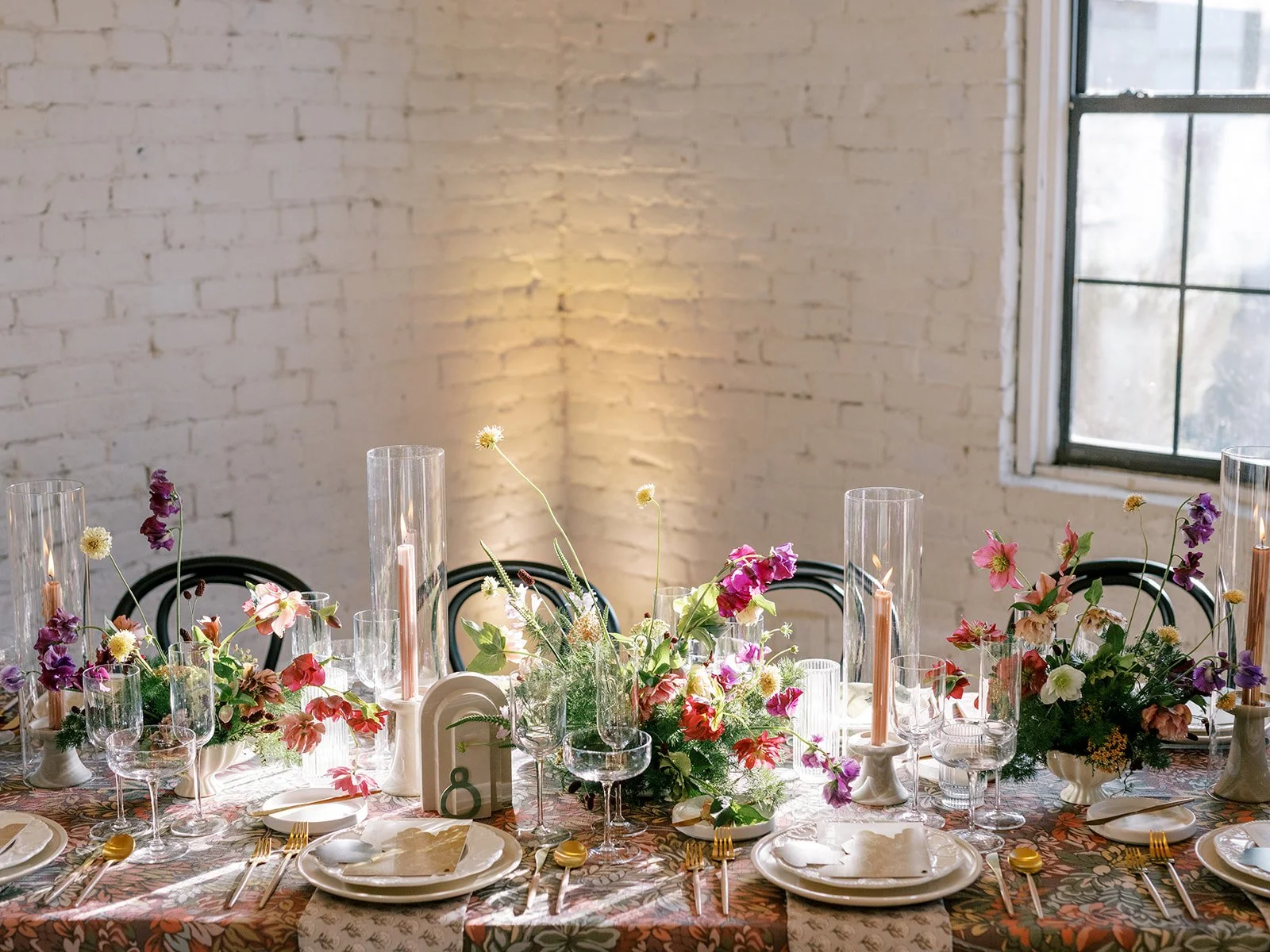 Stunning floral centerpieces created by corporate event florist