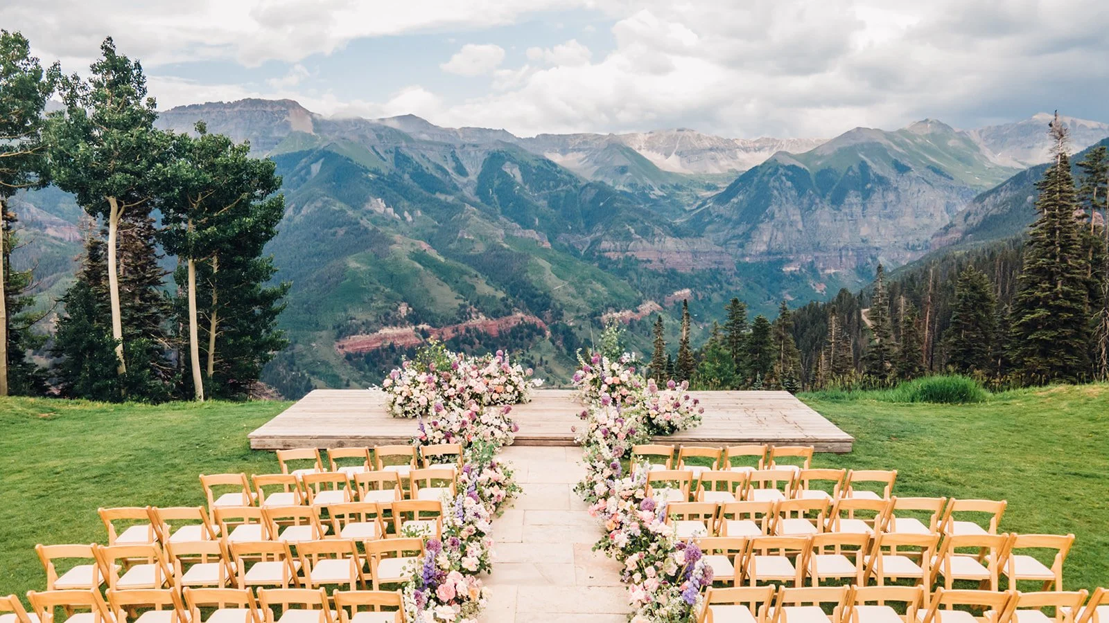 San Sophia Overlook from one of our favorite weddings in Telluride
