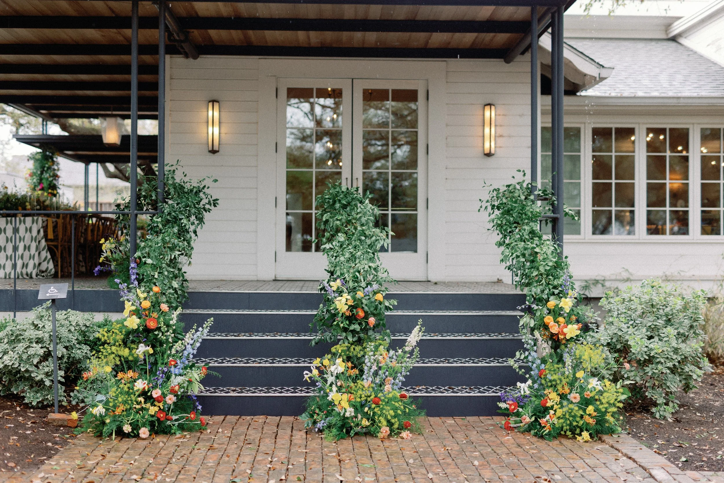 Porch view is one of the best in Austin for a wedding venue