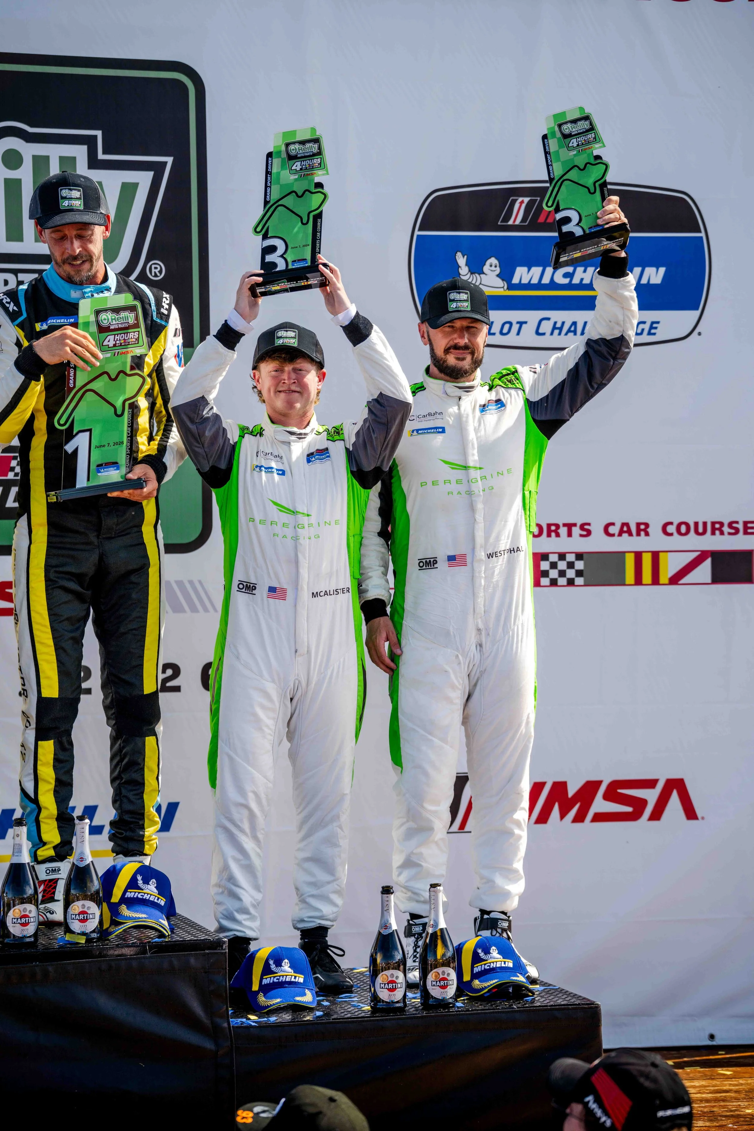 CarBahn with Peregrine Racing Depart Mid-Ohio with First Podium of the Season