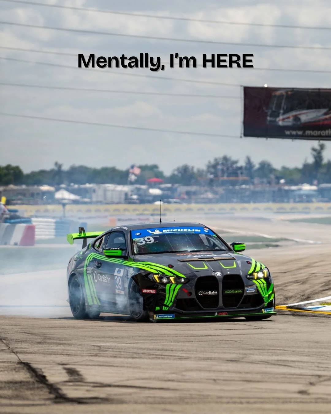 The race track is always on our minds 🫶 

#PeregrineRacing #BMWM4GT4 #IMSA