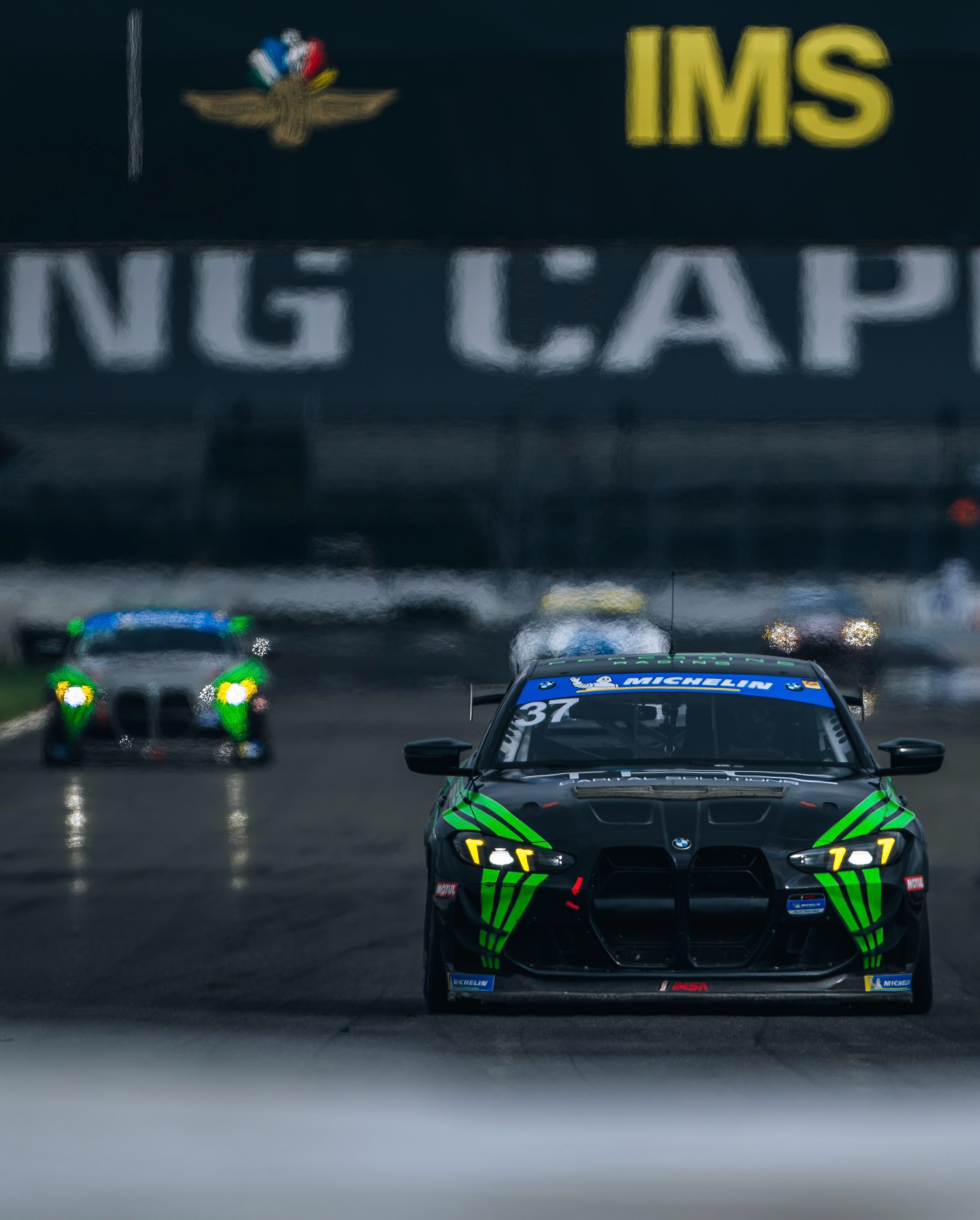 Scenes from the Brickyard! 🧱

#PeregrineRacing #BMWM4GT4 #IMSA