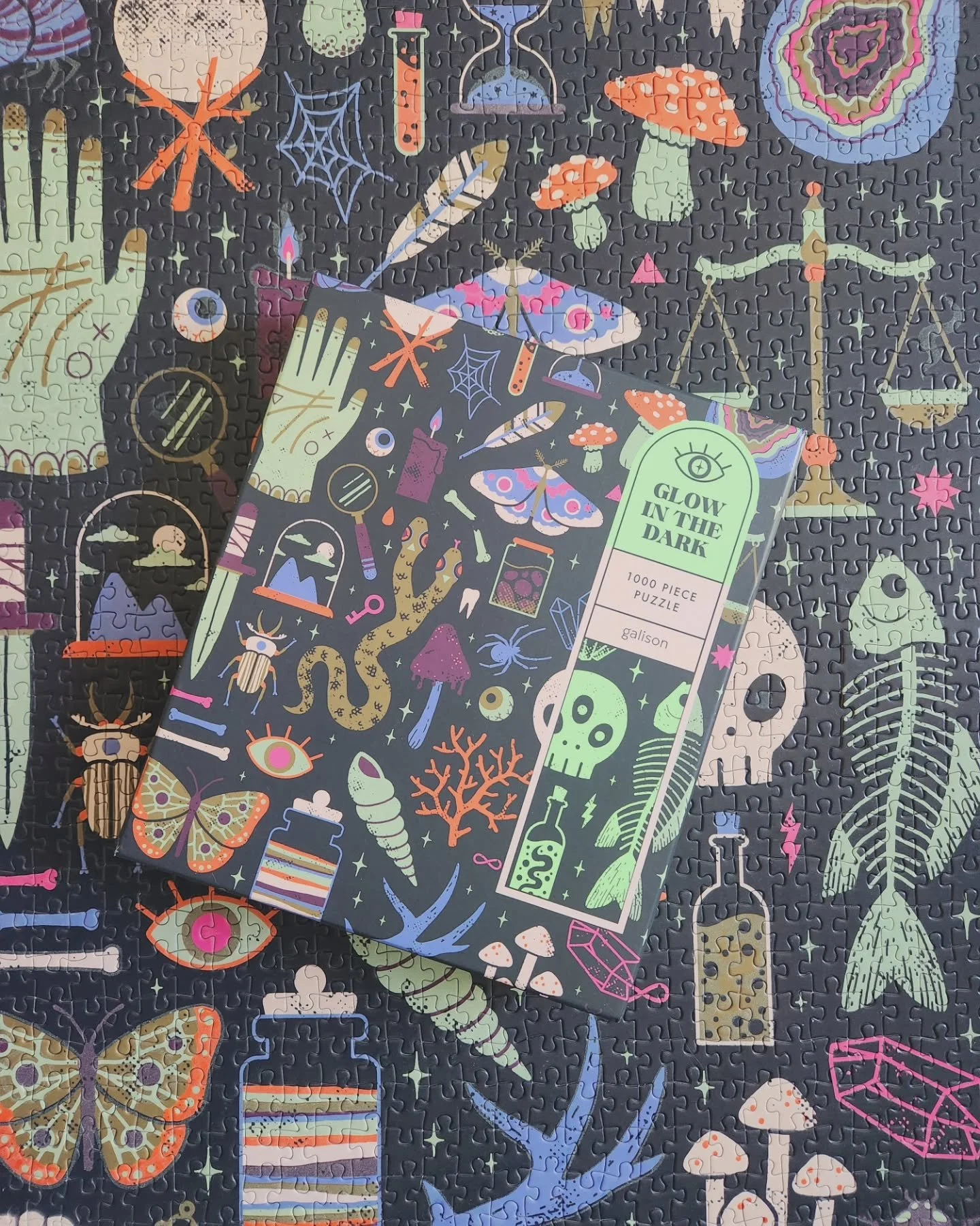 Occult & Curious	ππ»
This is the other puzzle @northstar.puzzler gave to me for one of my Halloween countdown puzzles. This was a really fun Halloween puzzle to do throughout the month! I am glad it was in 31 sections because the dark backgroun