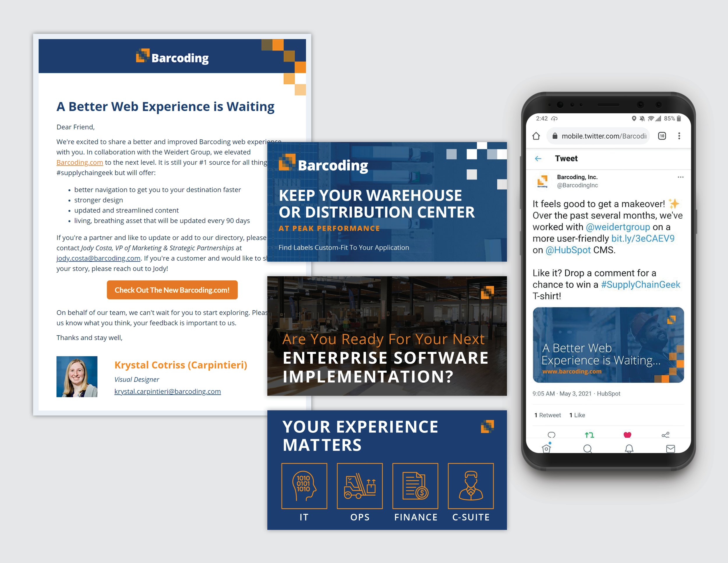 Website announcements and preview/social images