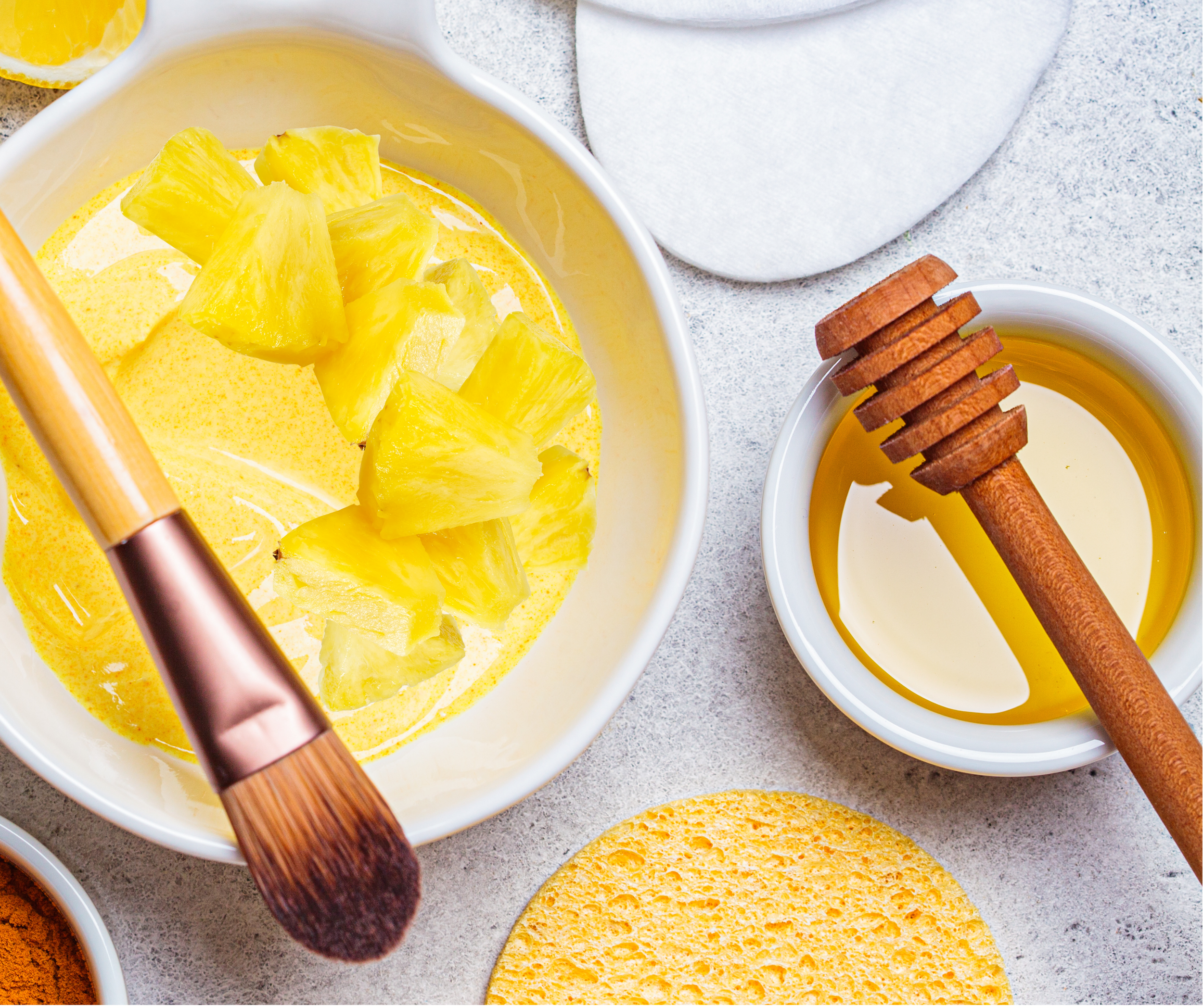 🍍✨ Summer Skin Refresh: The Perfect Pineapple & Honey Facial