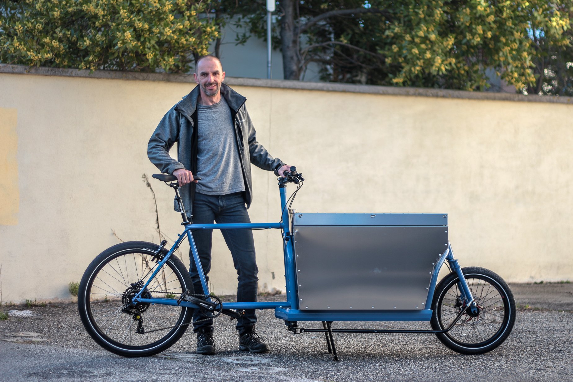 Le vélo cargo atelier ambulant de Cyclomane