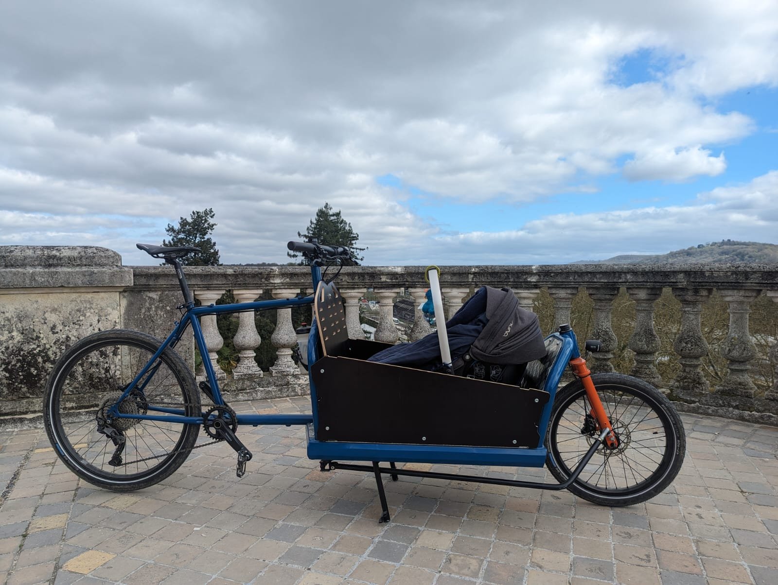 Transporter un cosy dans mon vélo cargo ?