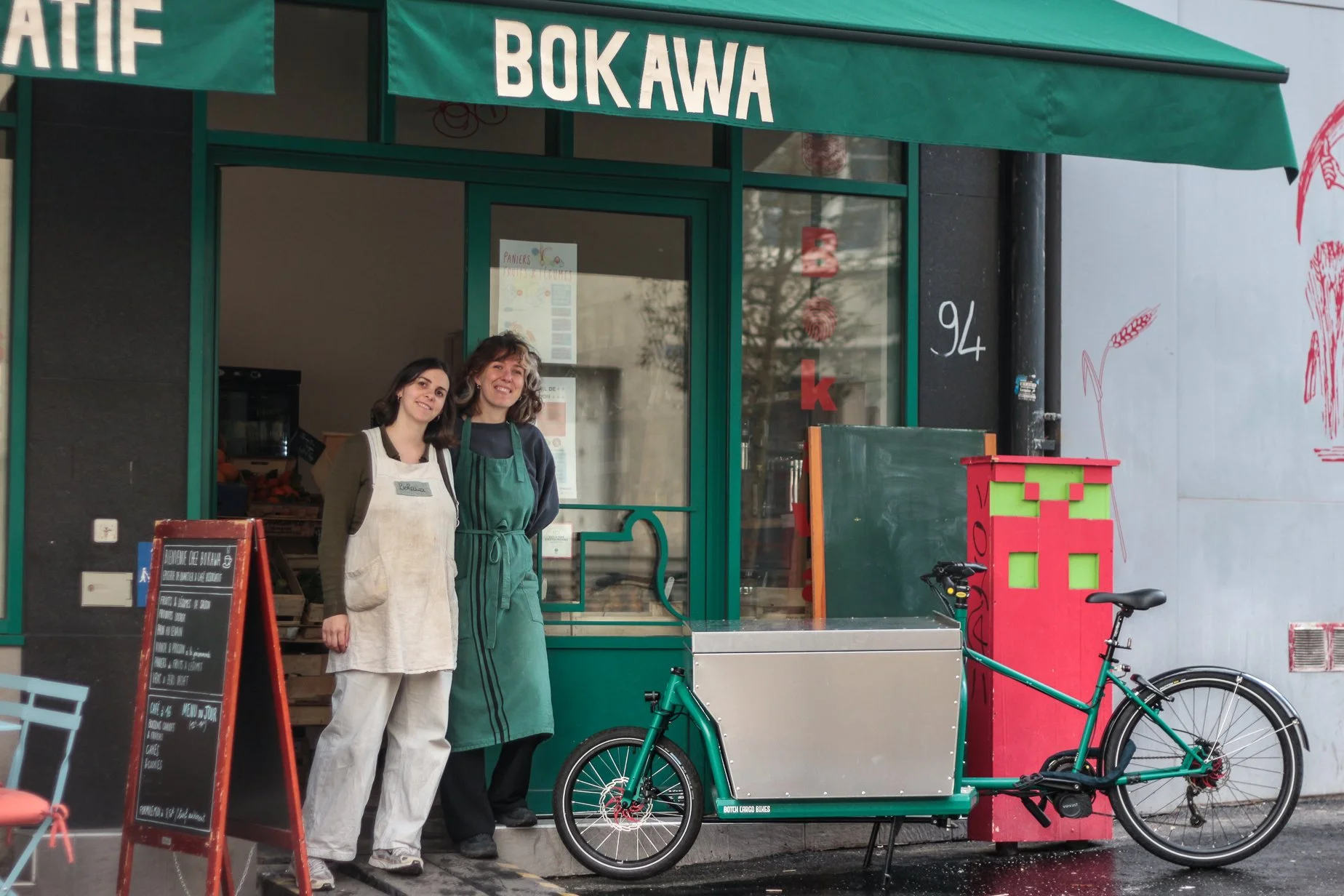 Le vélo cargo tout sourire de Bokawa