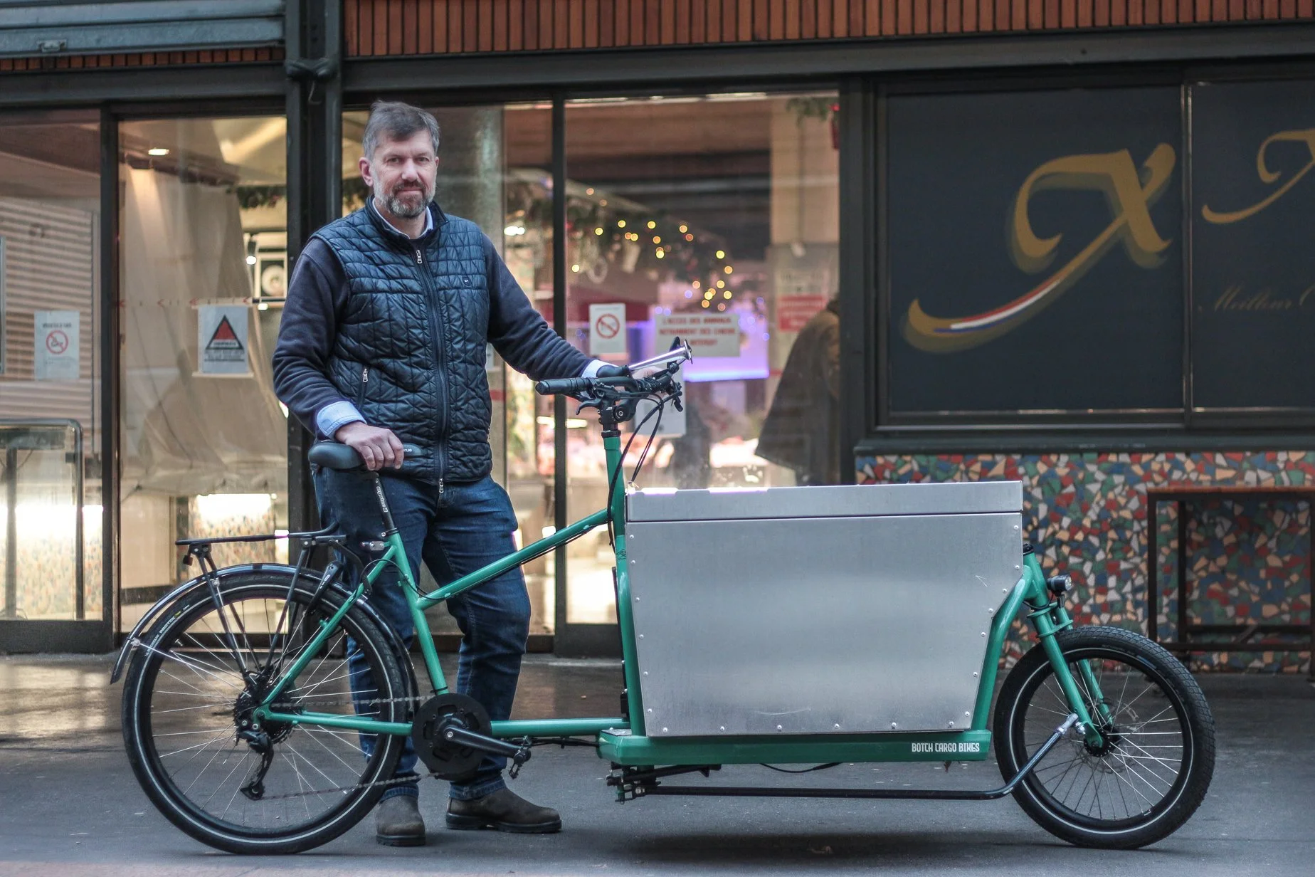 Le vélo cargo pro d’Antoine des Carmes