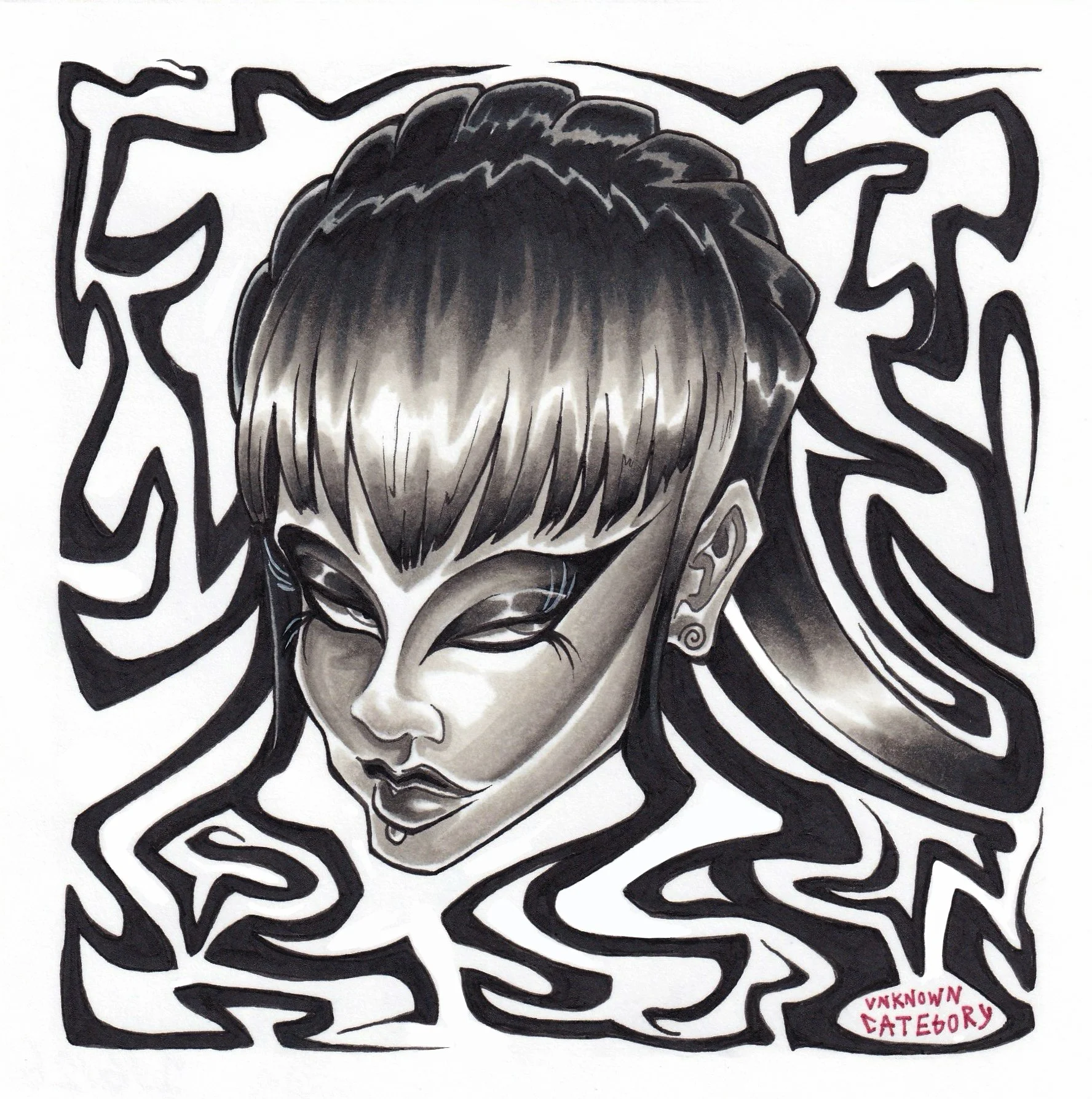 1/6/26~ALC BASED MARKERS X MICRON PENS X ACRYLIC PAINT MARKERS~ 6X6IN.