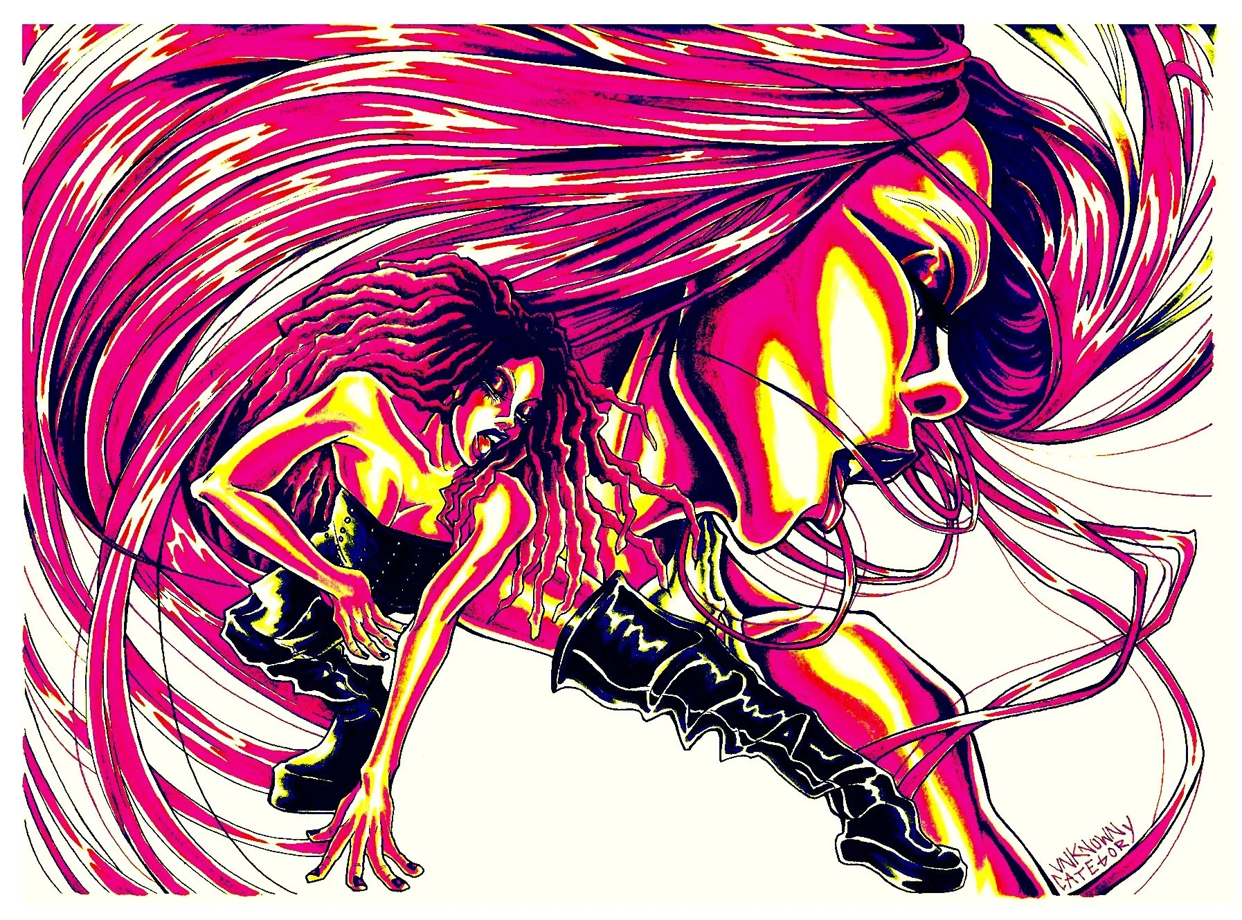 RICO NASTY: LETHAL EDITION (MUSICIAN)~ MICRON PENS X ALC BASED MARKERS X ACRYLIC PAINT PENS X DIGITAL~ 11/11/25