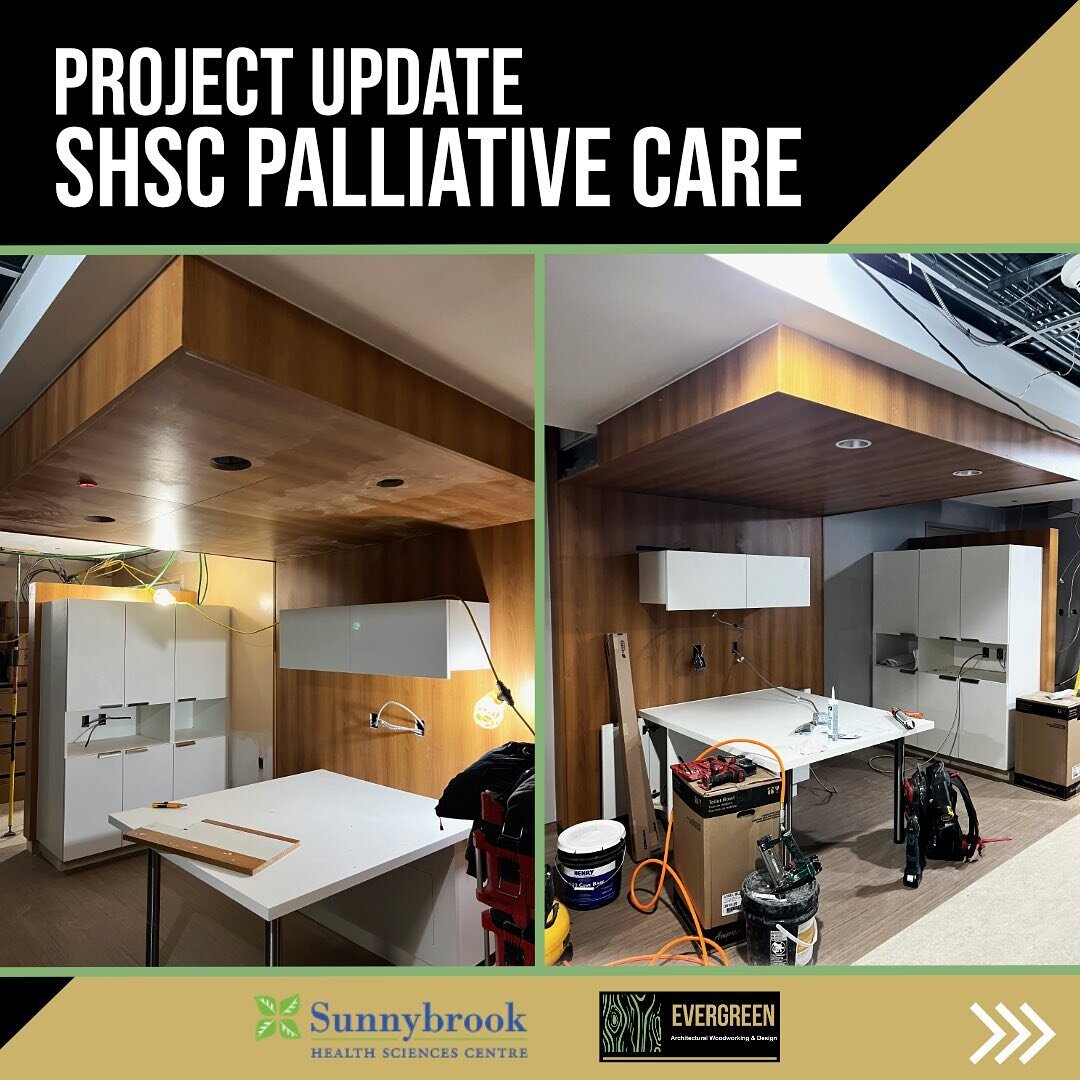 Check out the latest progress our team has made on this @sunnybrook Palliative Care project💥

The Palliative Care unit is for people with terminal issues, and this renovation was done in order to fit 24 patients in this space 👀🙌

Working on projec