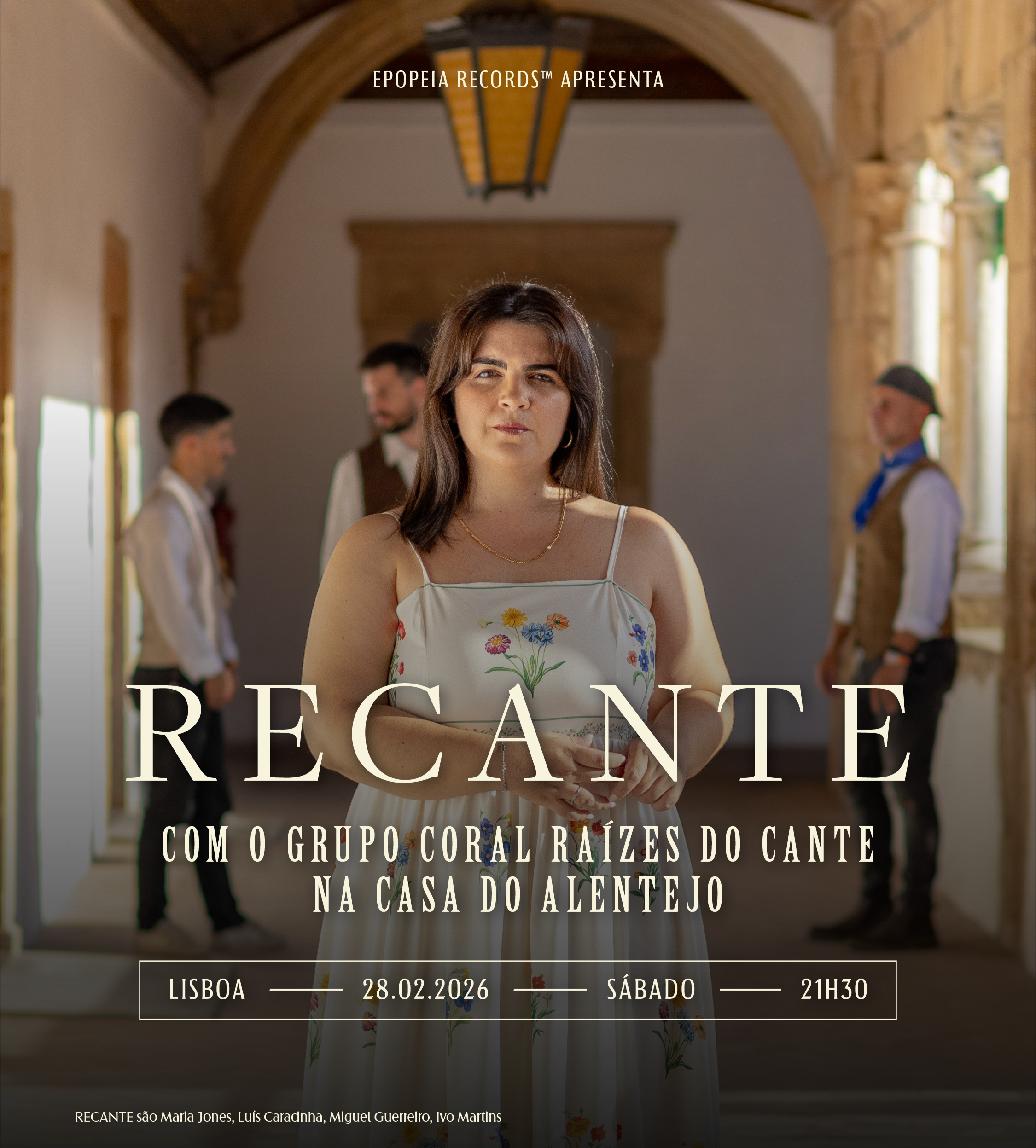 Recante apresentam a música tradicional alentejana com uma pitada de modernismo e influências de eletrónica