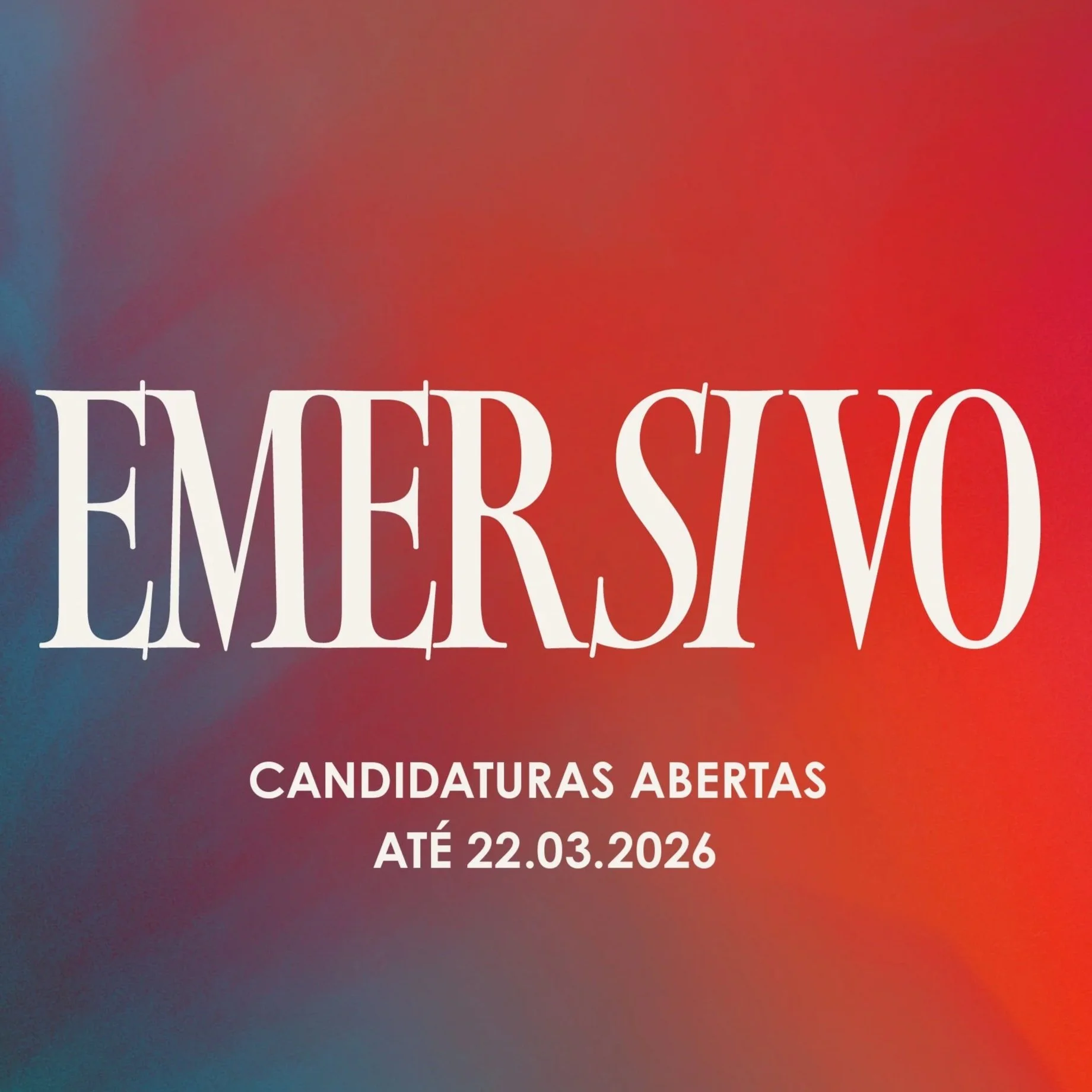 O Festival Emersivo está de volta e procura novos talentos da criação emergente