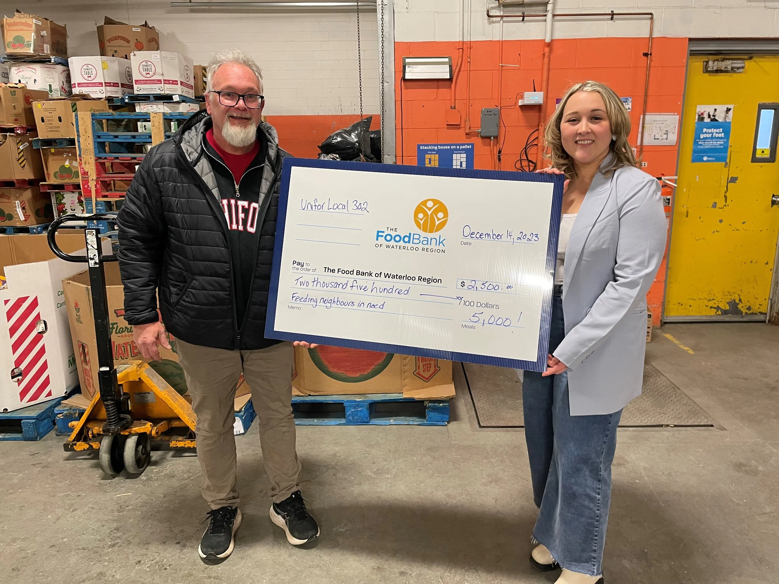 Unifor Local 302- 2023 Donations