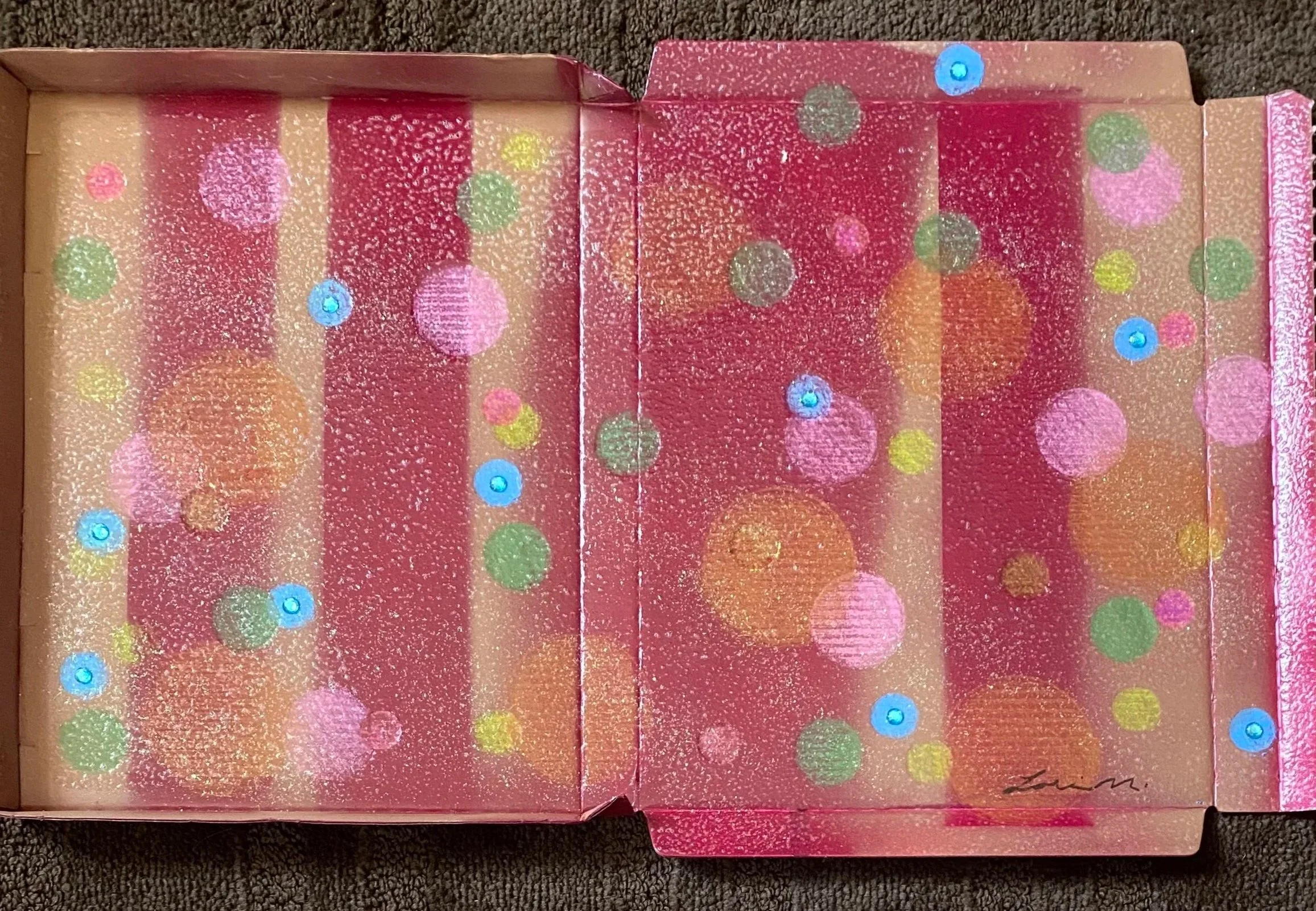 Party (mixed media on corrugated board, 2021