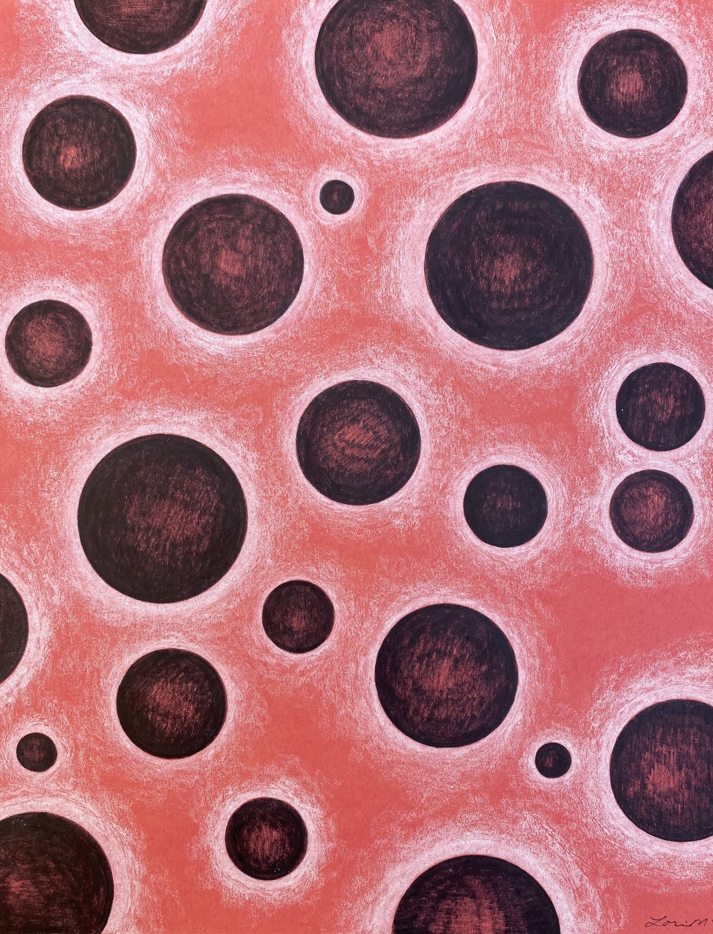 Mystified (marker & color pencil on archival paper), 2012; 11” x 8.5” 