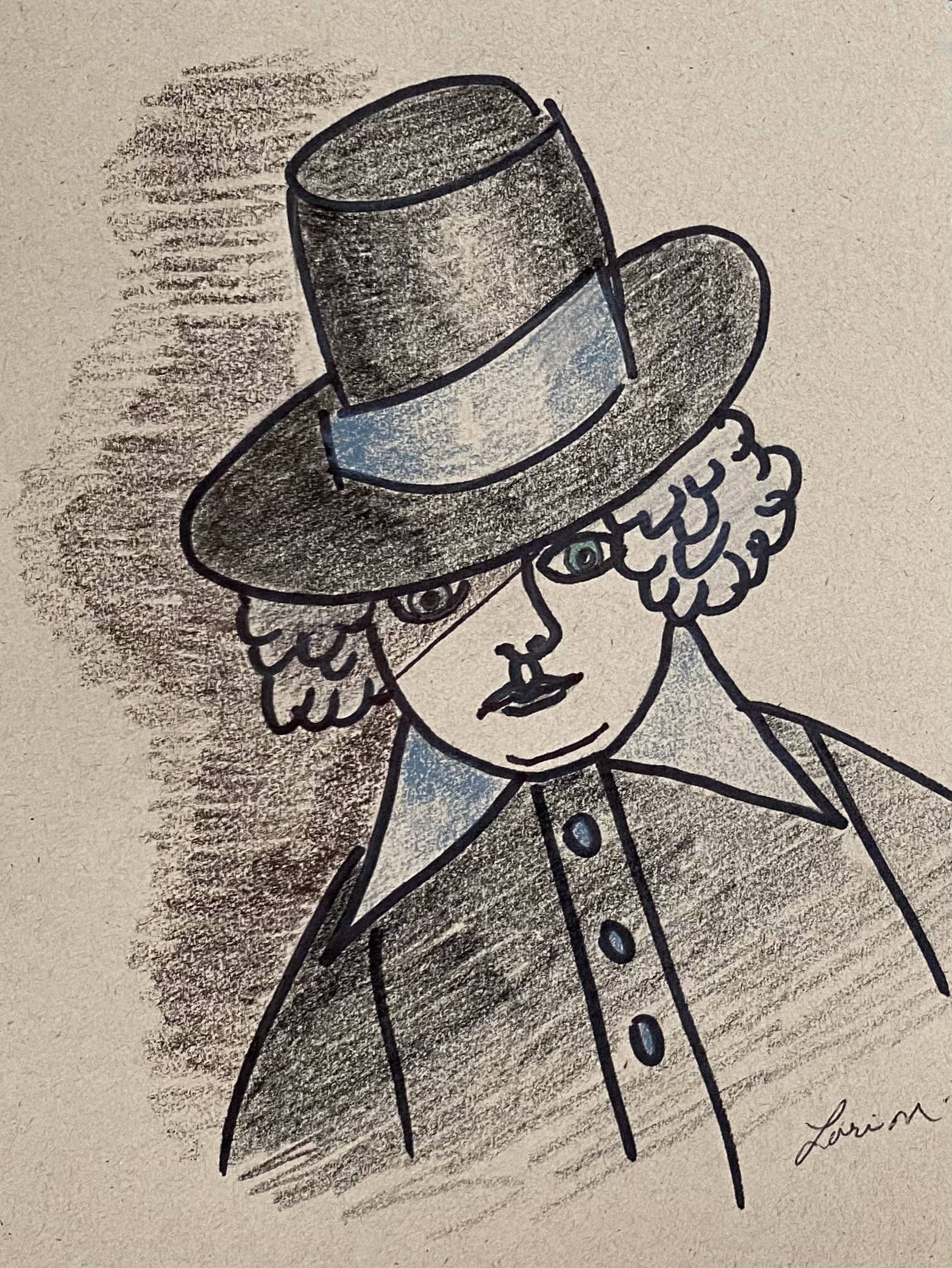 Pilgrim with Green Eye