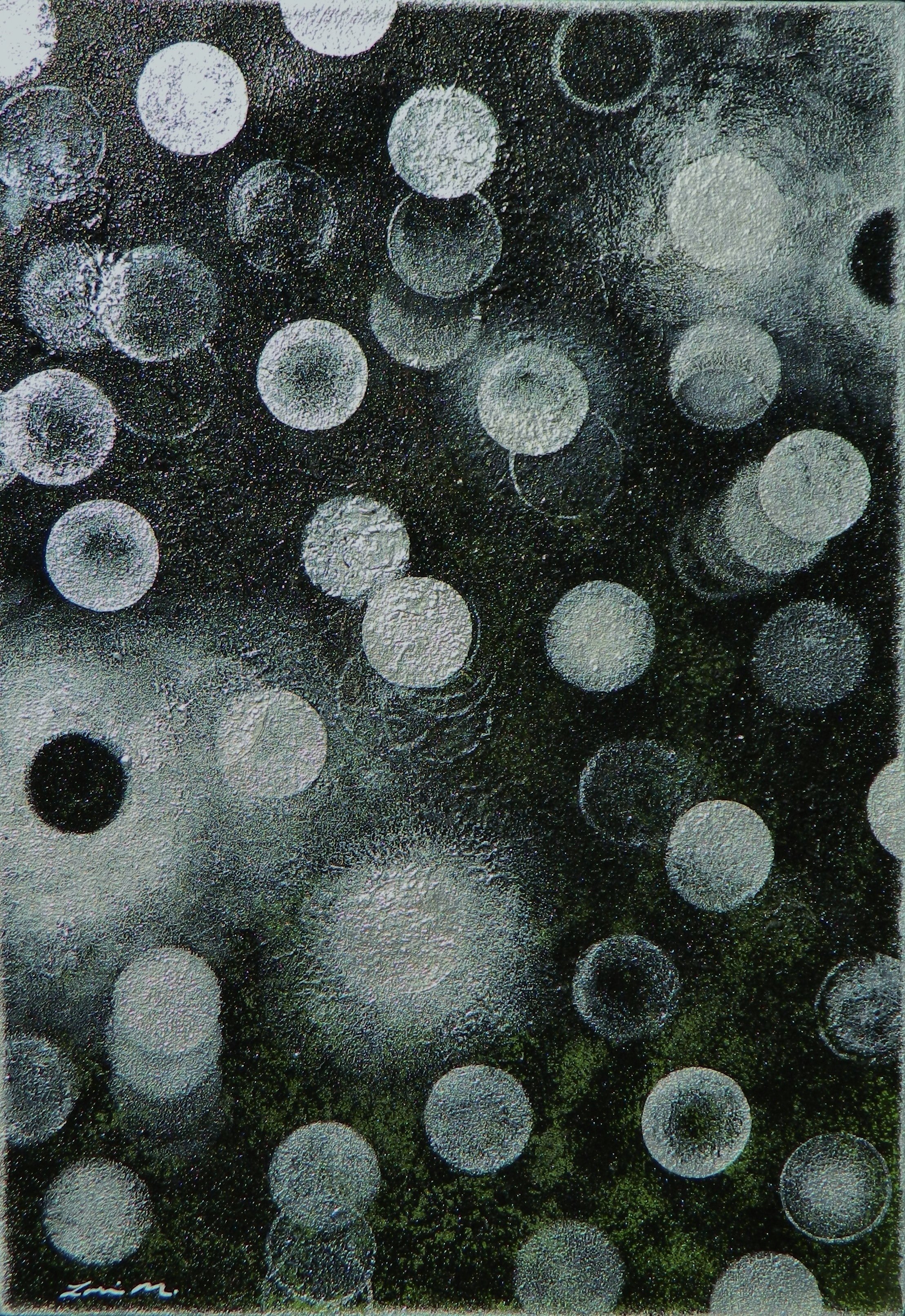 Space (acrylic on canvas), 2014; 26” x 18”