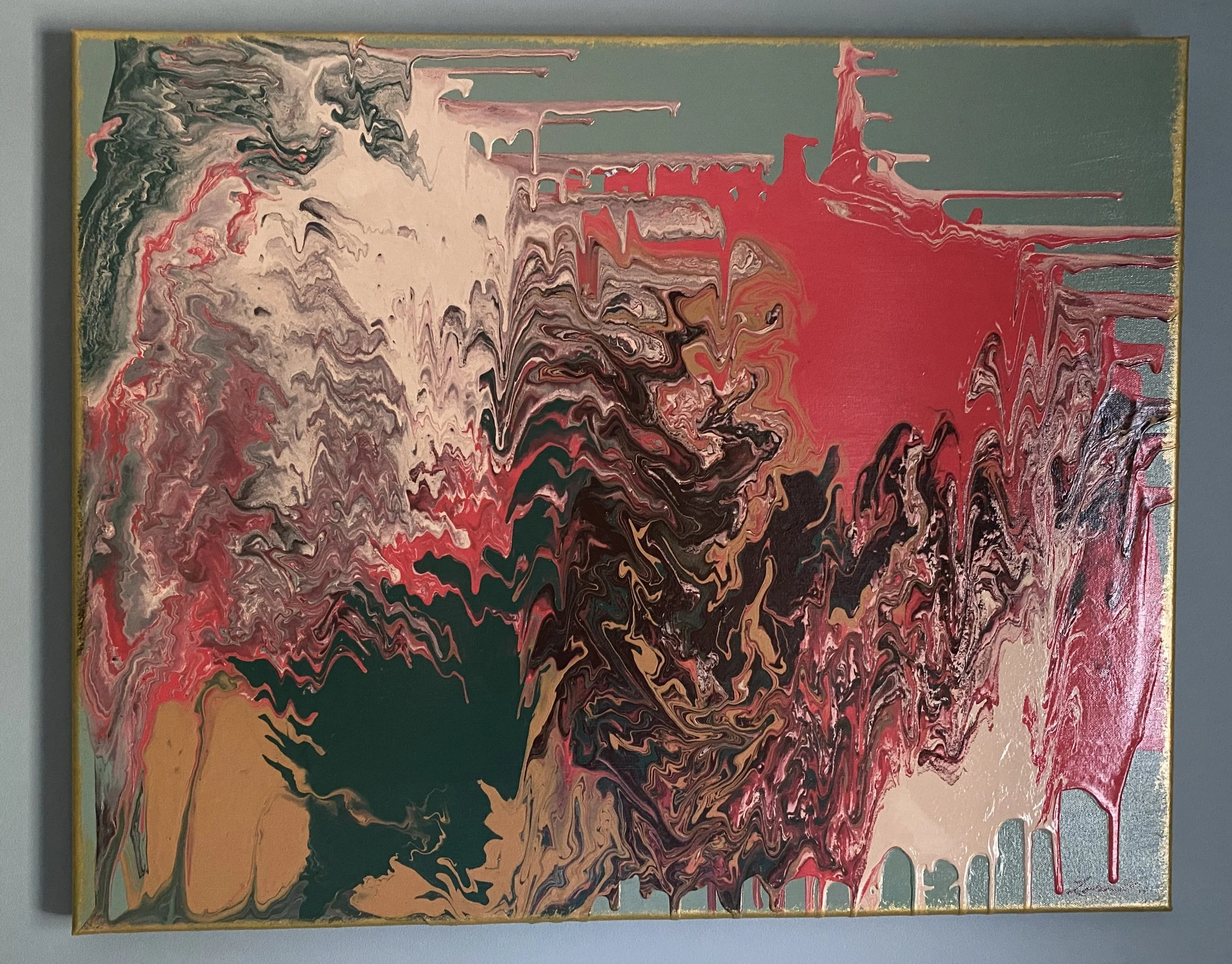 Pour & Tilt: 5 Abstract Paintings