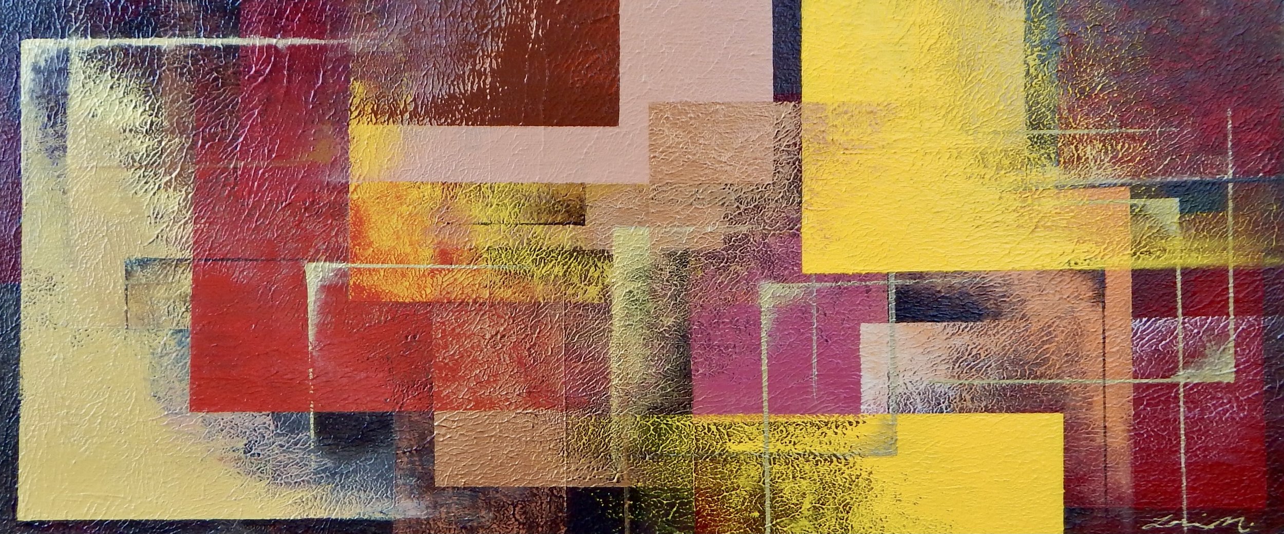 Scotch (acrylic on masonite), 2015; 11” x 26” 