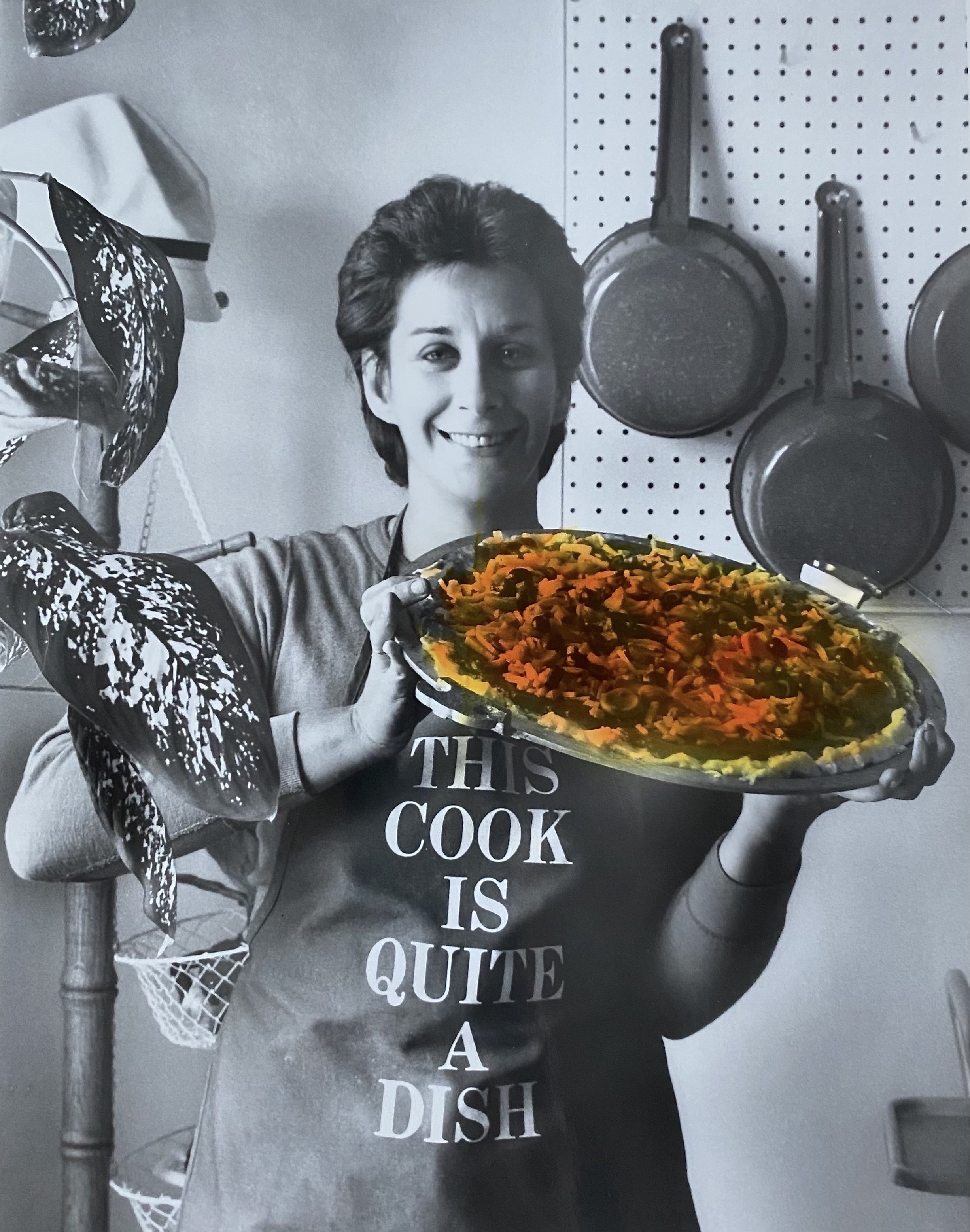 Darlene with Homemade Pizza