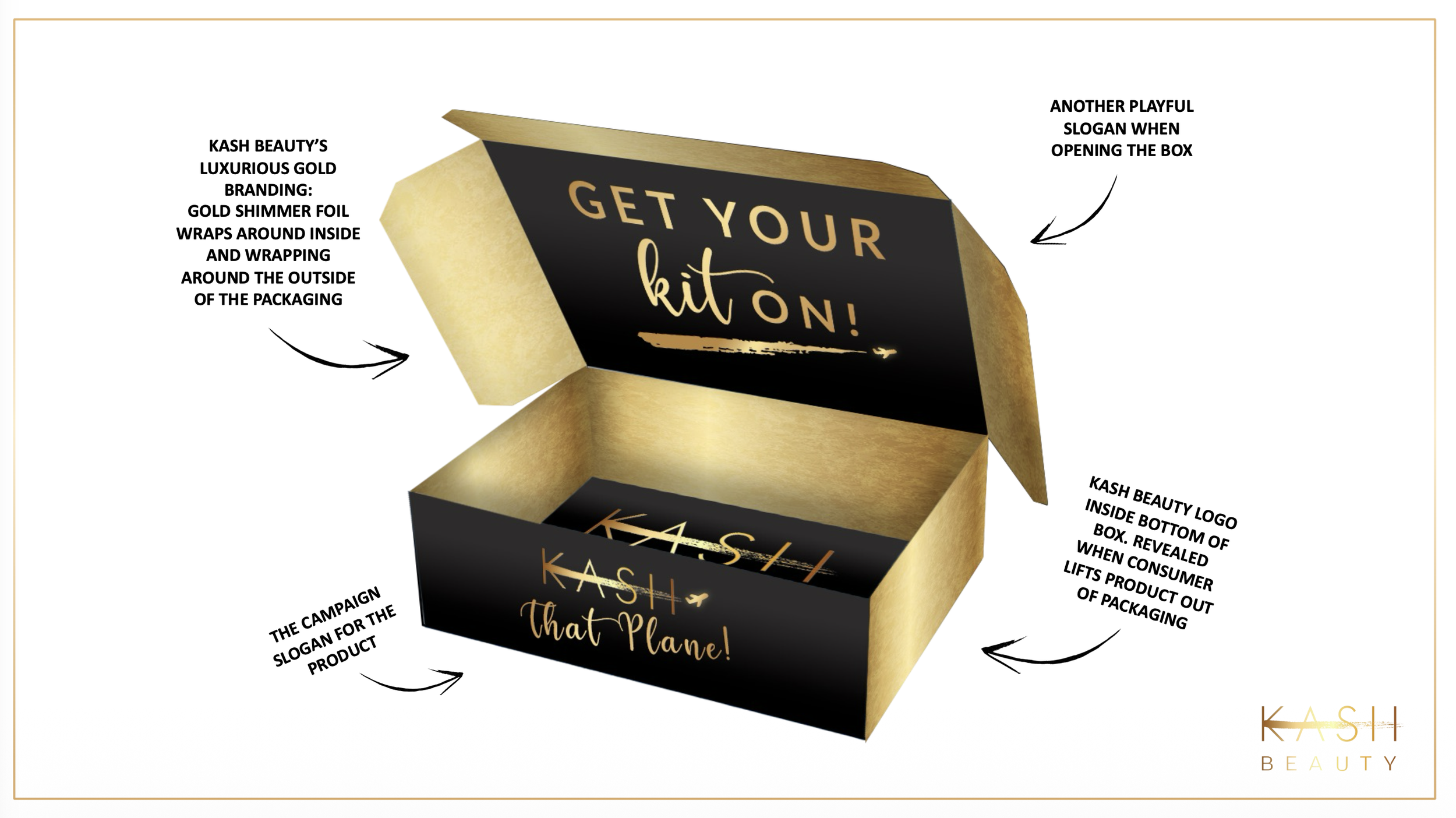 KASH Beauty Packaging Design