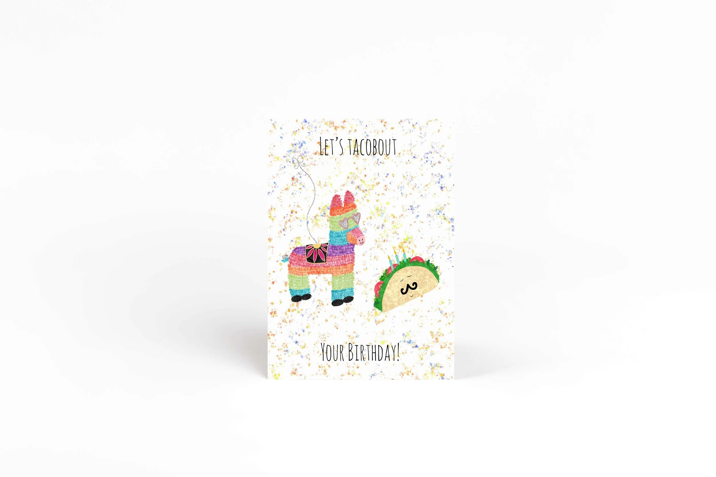 taco greeting birthday taco card