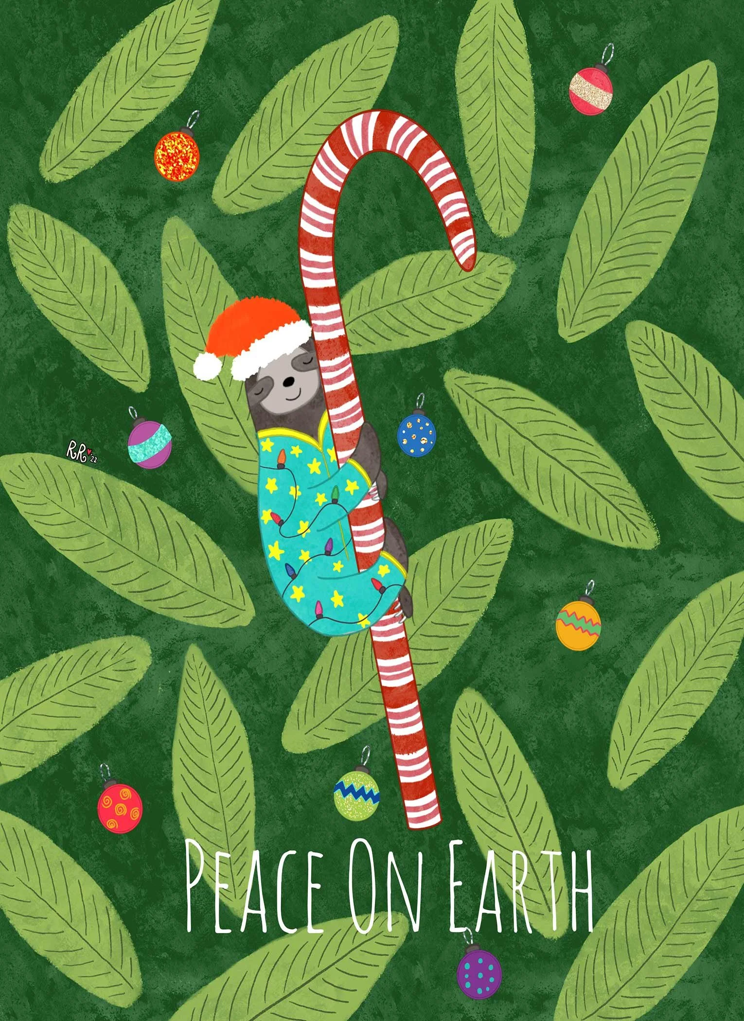 peace on earth christmas card