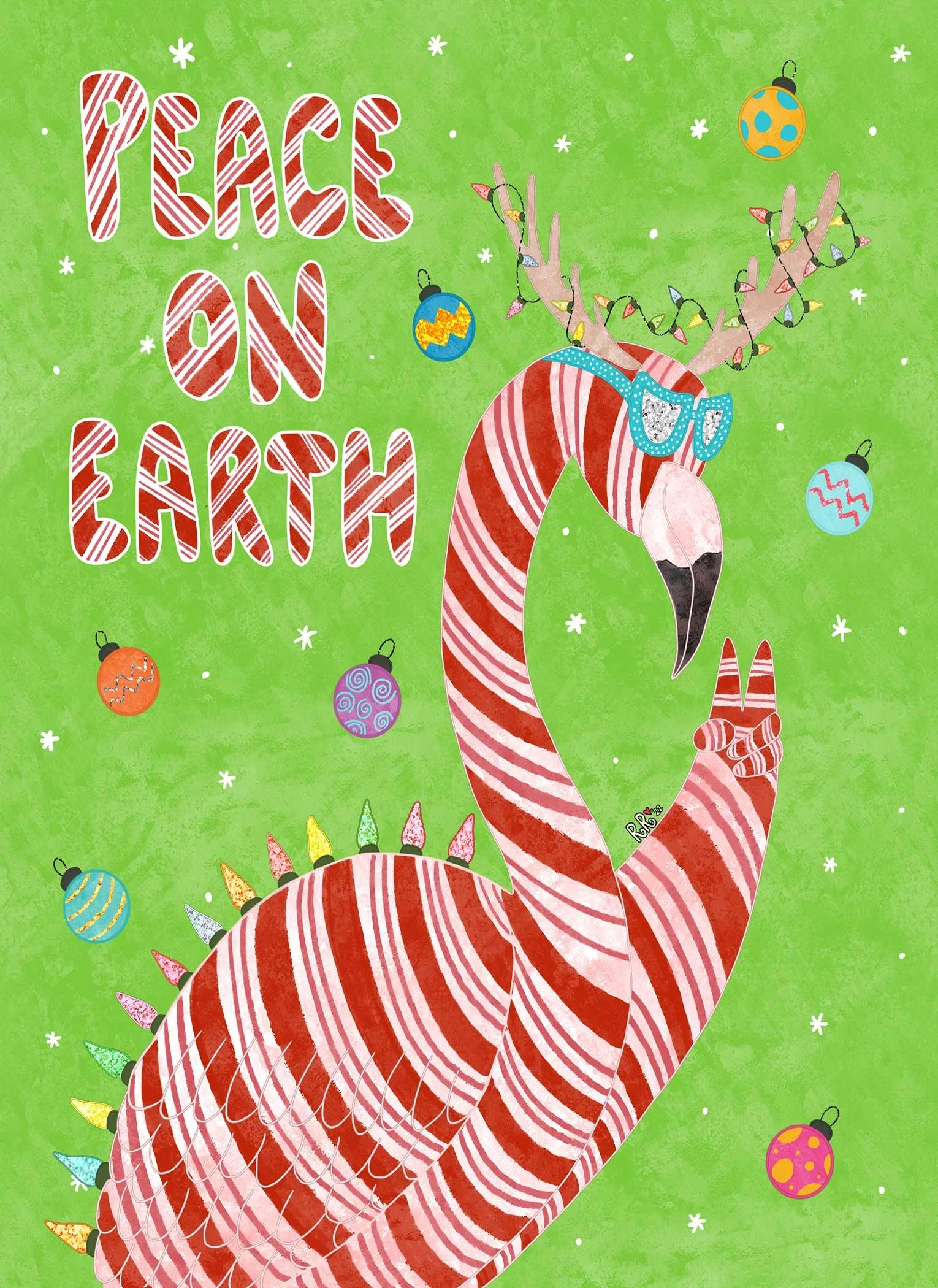 peace on earth holiday card