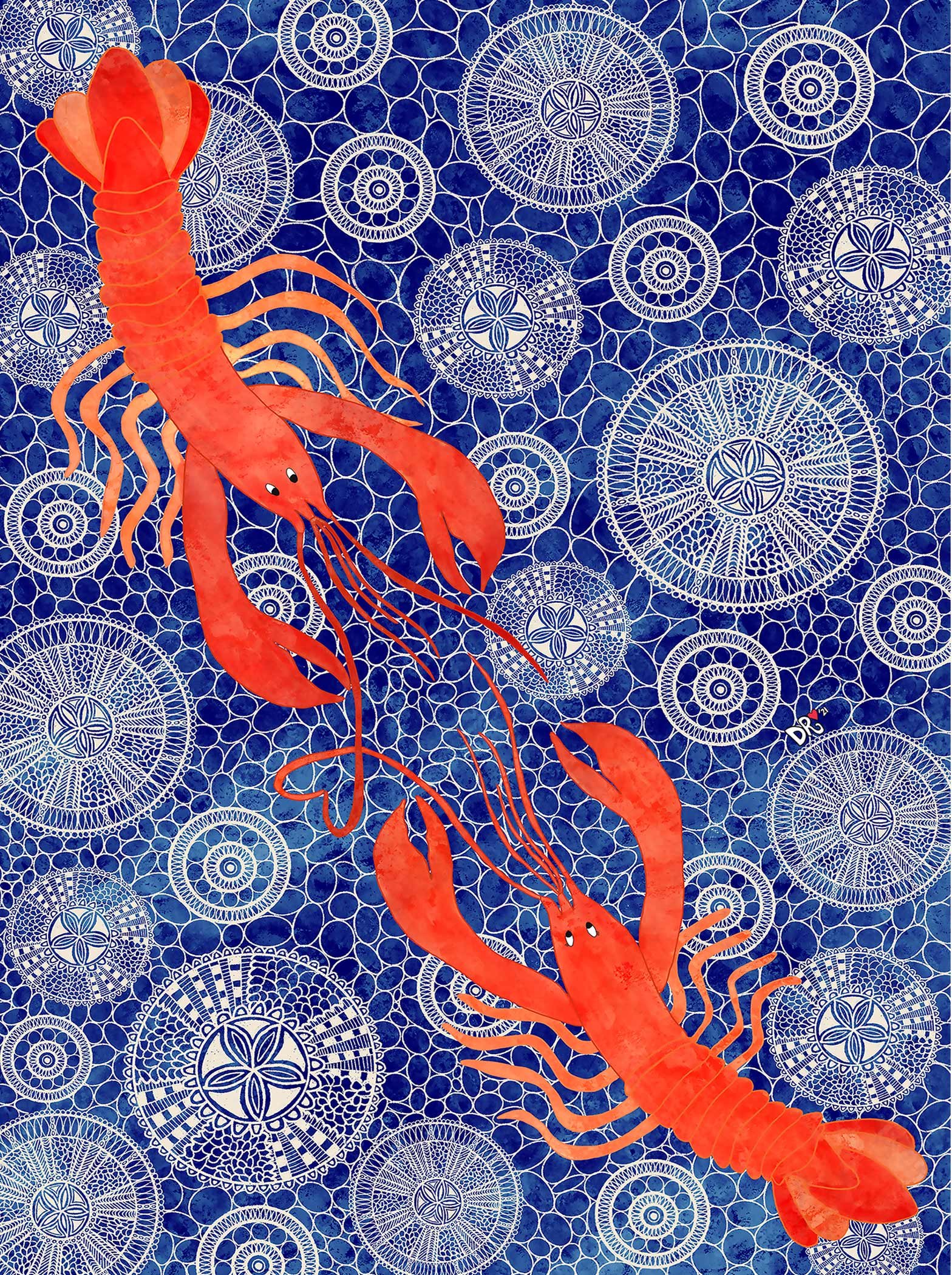 lobster love card, lobster anniversary cards, valentines day