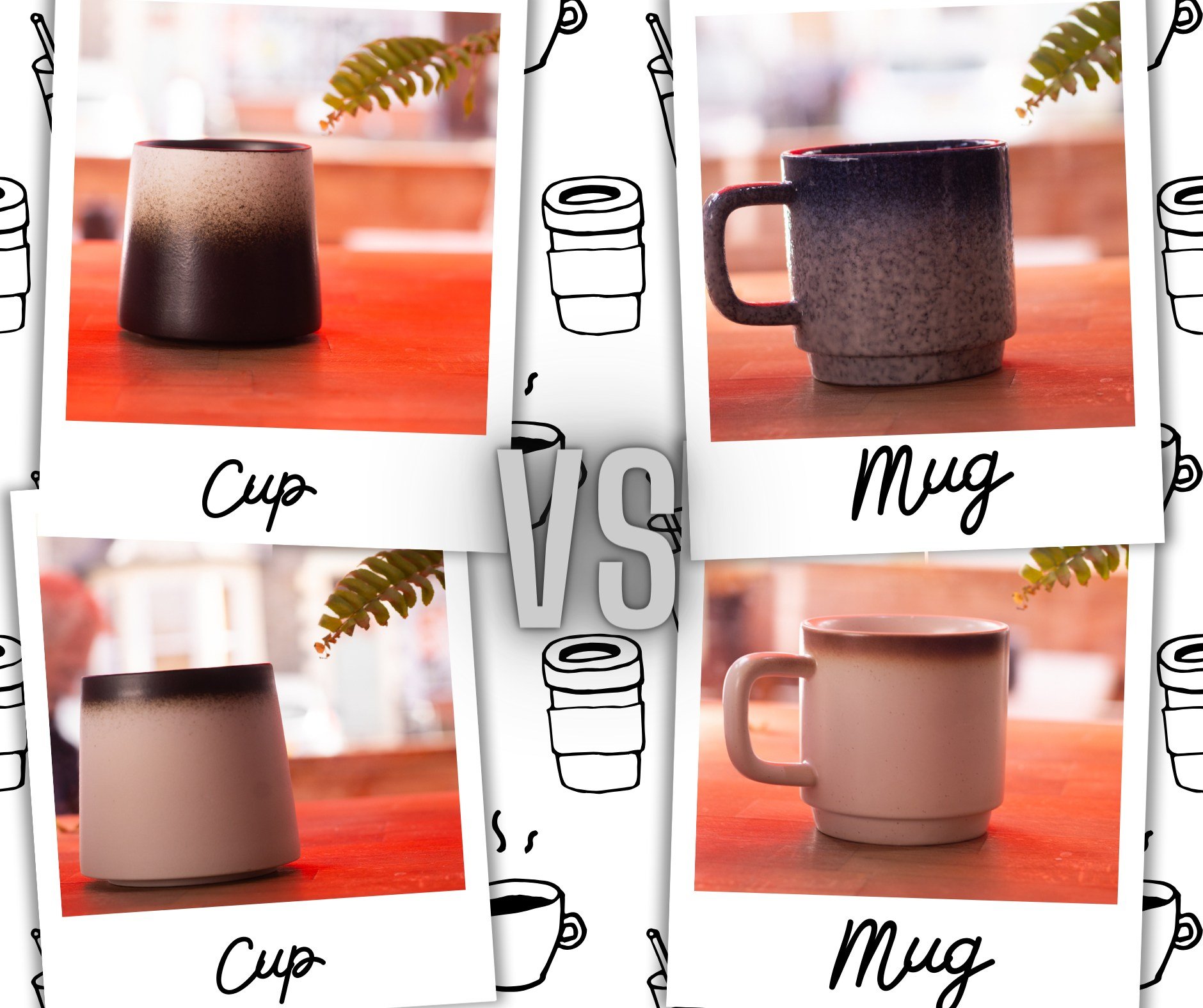 Ah, decisions decisions! I'm torn between being a fancy handle person or a rebel with no handle 😂🤔 
But let's be real, can you ever have too many cute mugs? 🦋🌈🌼☕️
You can get your hands on these in our store of on our website!

#MugLife #HandleM