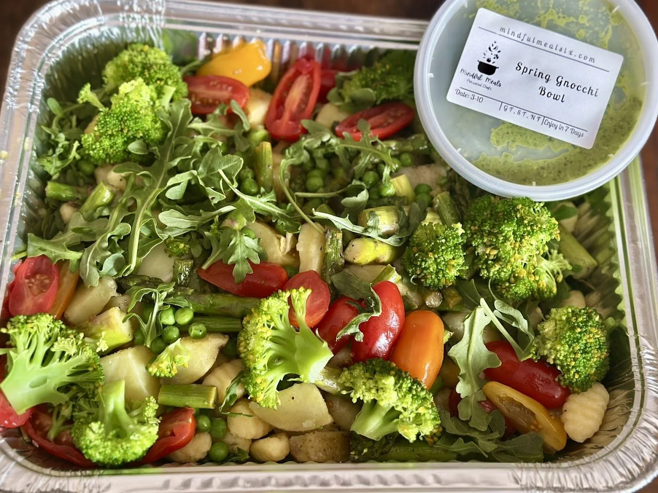 Spring Gnocchi Bowl, Family Size