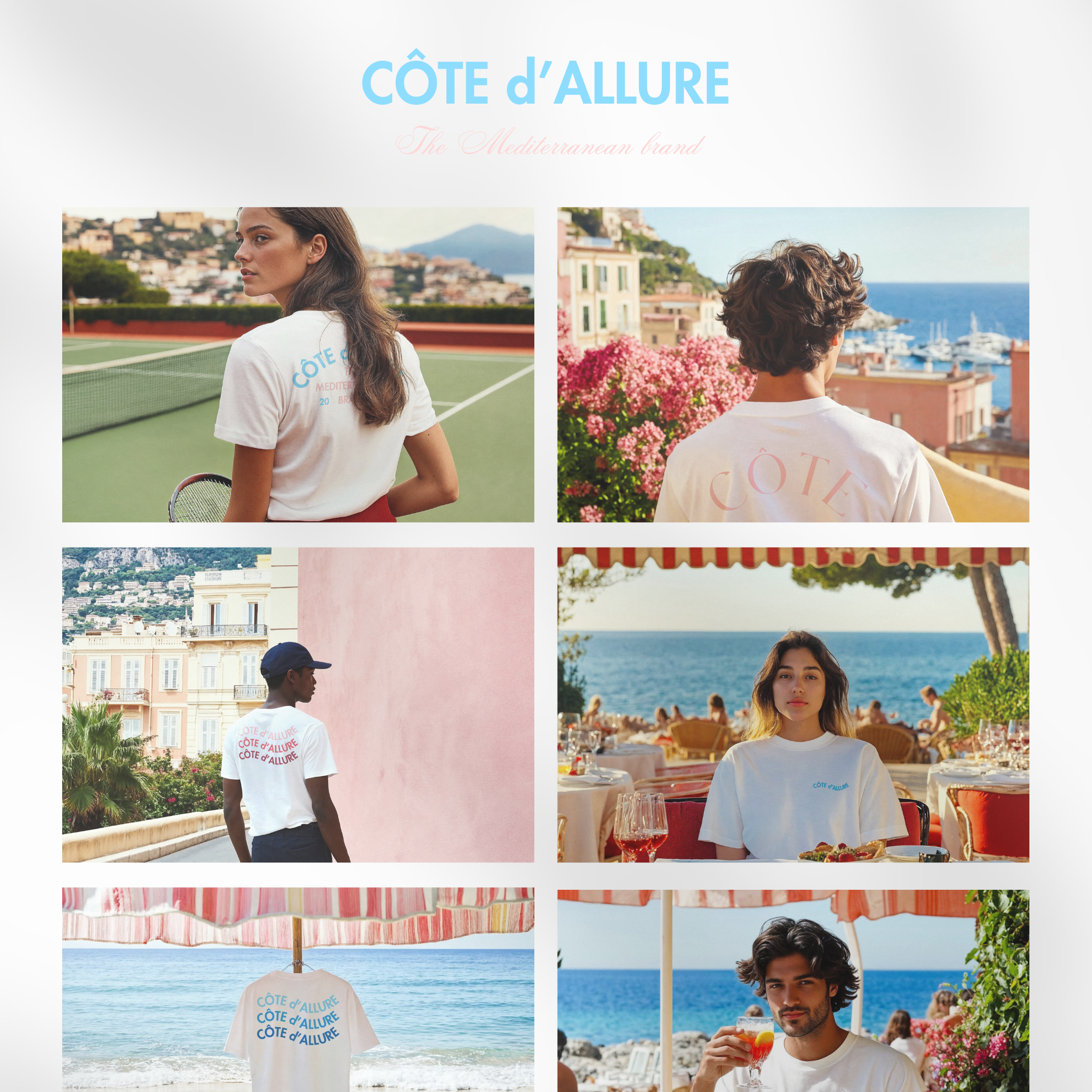 côte d'ALLURE t-shirt designs