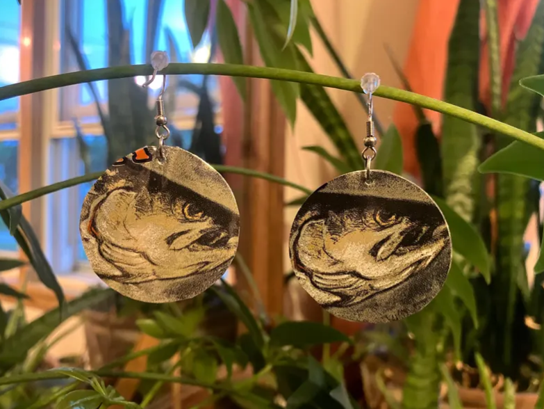 Aluminum Fish Earrings