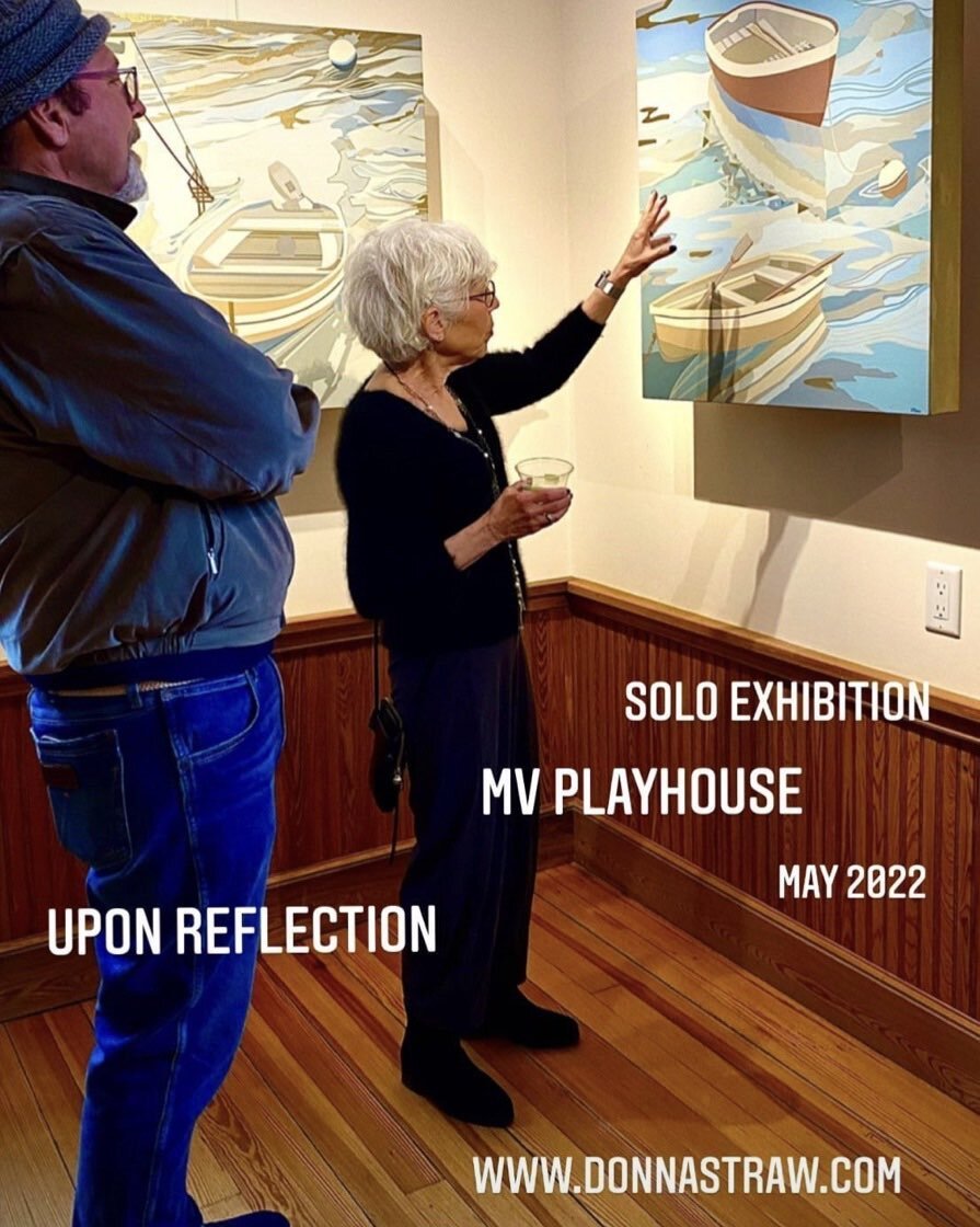 Reflection- MV Playhouse Solo Exhibition 2022 #contemporarypainter#mvplayhouse#artcollector#marthasvineyard#marthasvineyardstyle